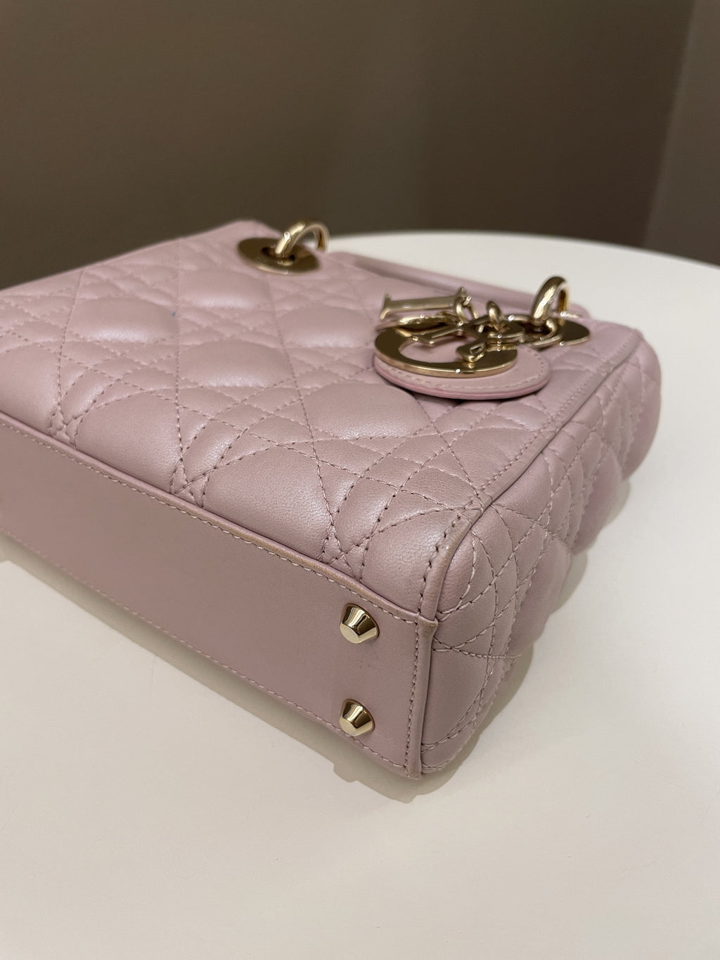 Dior Lady Dior Mini Lotus Pink Lilac