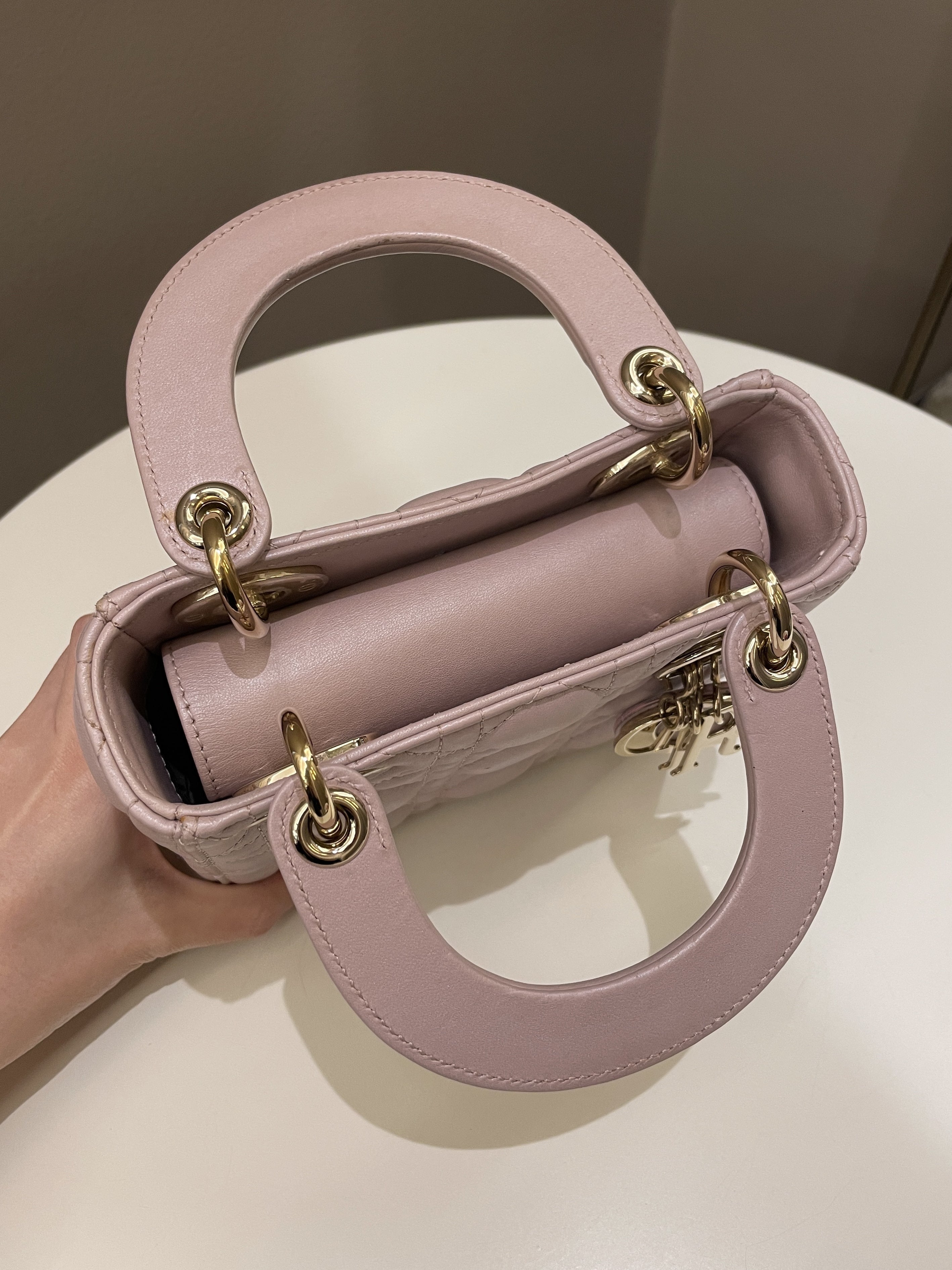 Dior Lady Dior Mini Lotus Pink Lilac