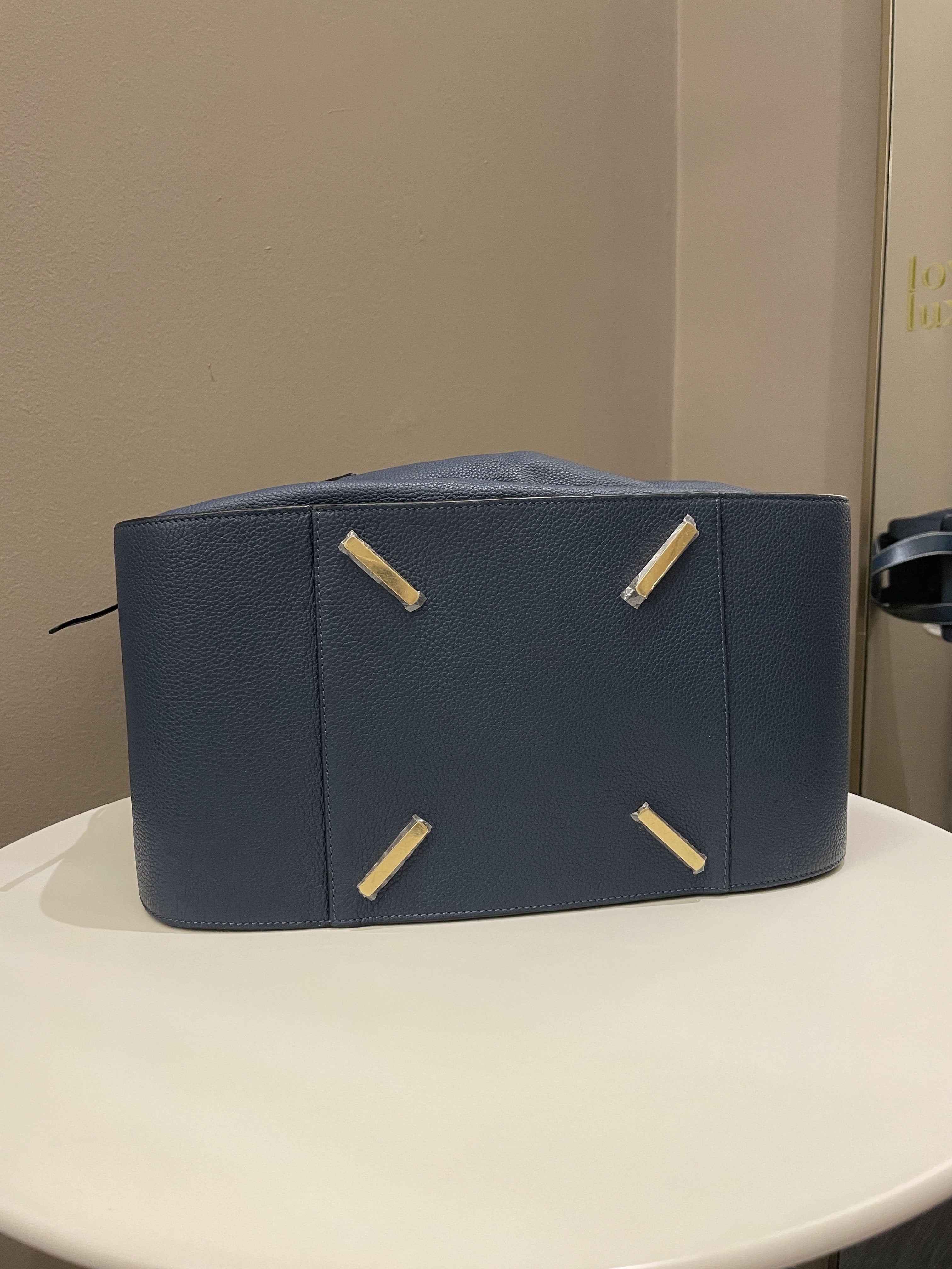 Loewe Hammock Bag Steel Blue Grainy Leather