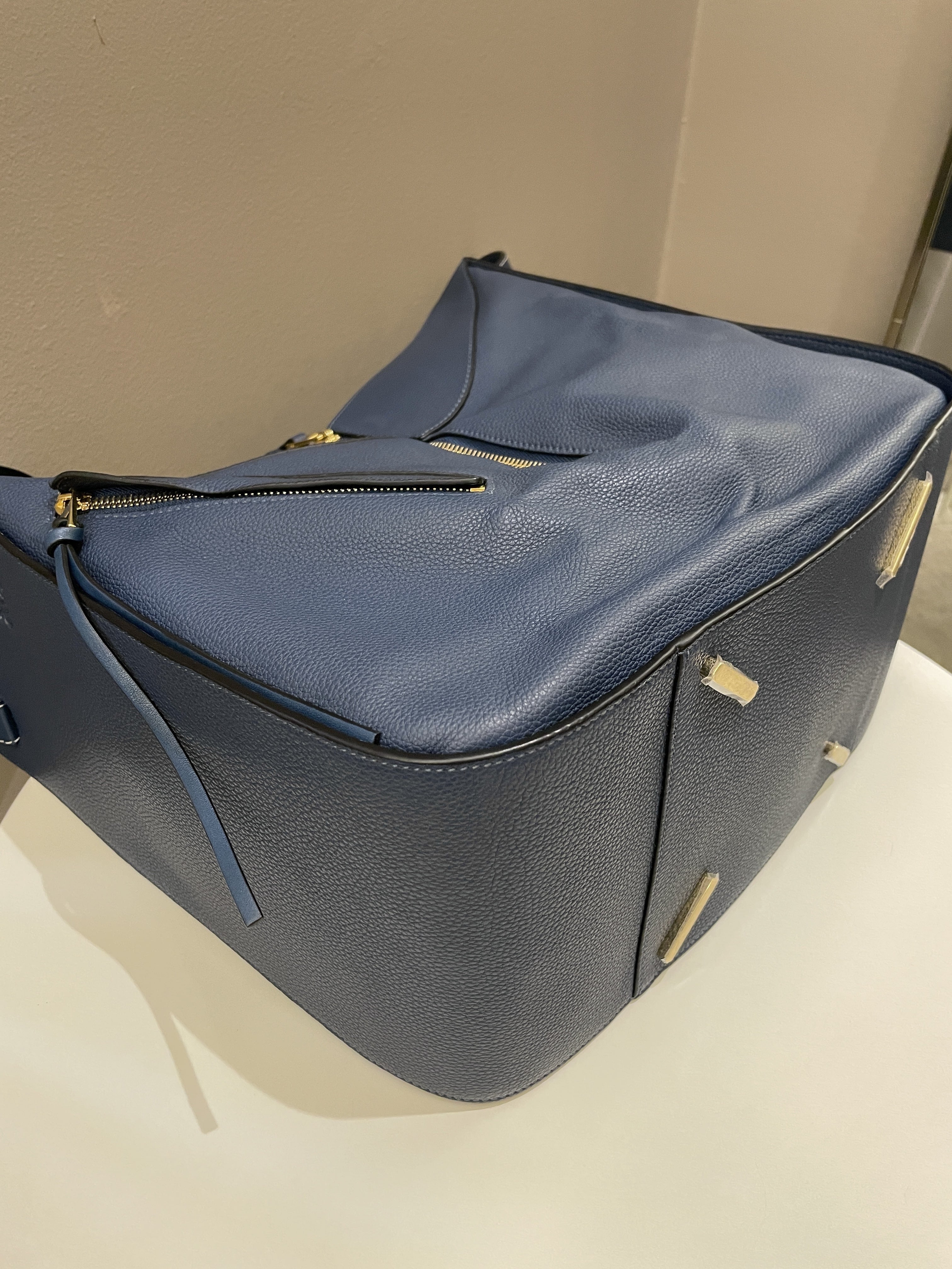 Loewe Hammock Bag Steel Blue Grainy Leather