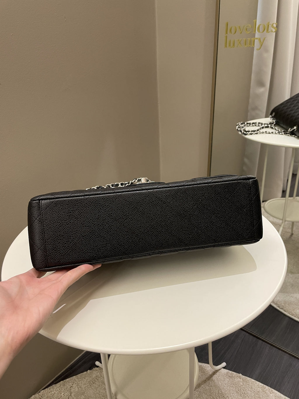 Chanel Classic Quilted Maxi Single Flap Black Caviar