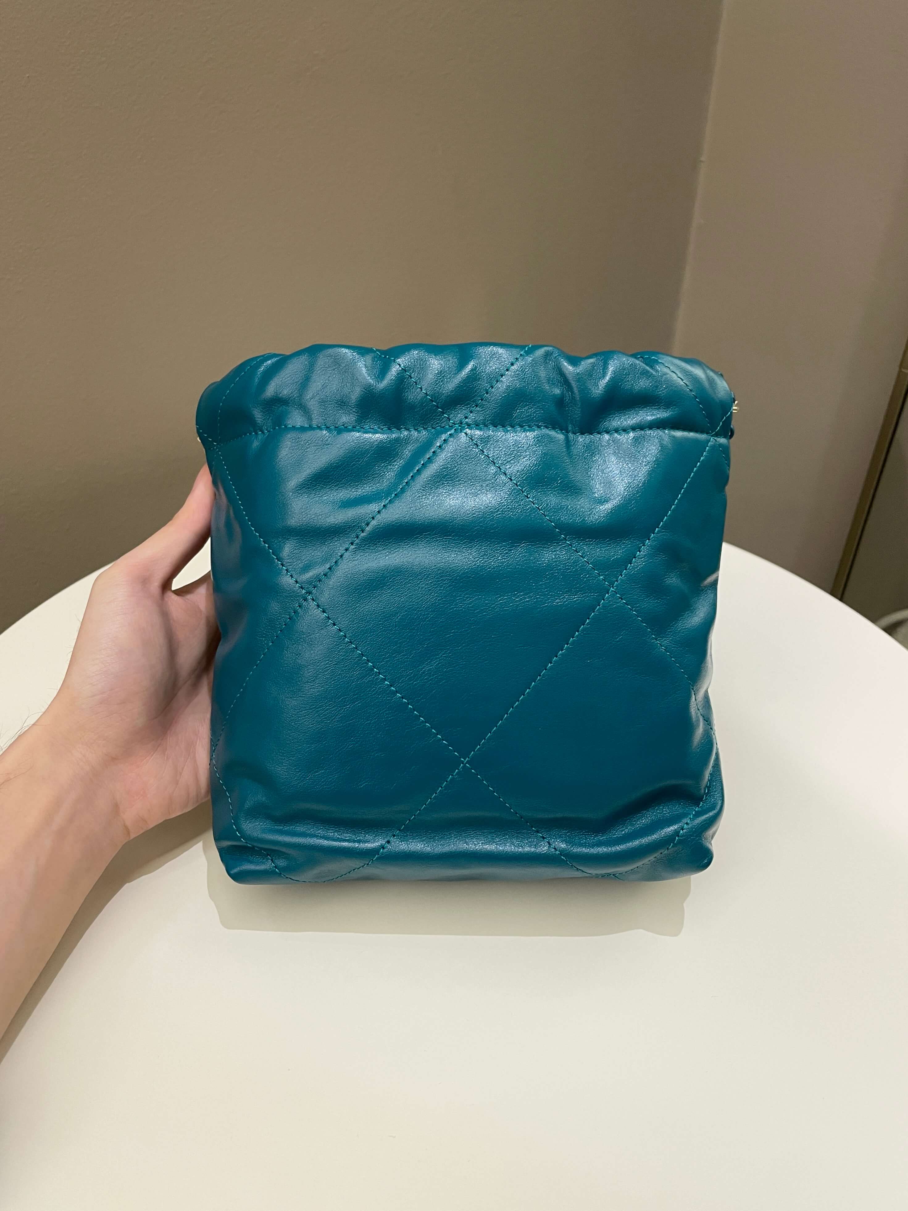 Chanel 22 Mini Emerald Green Calfskin