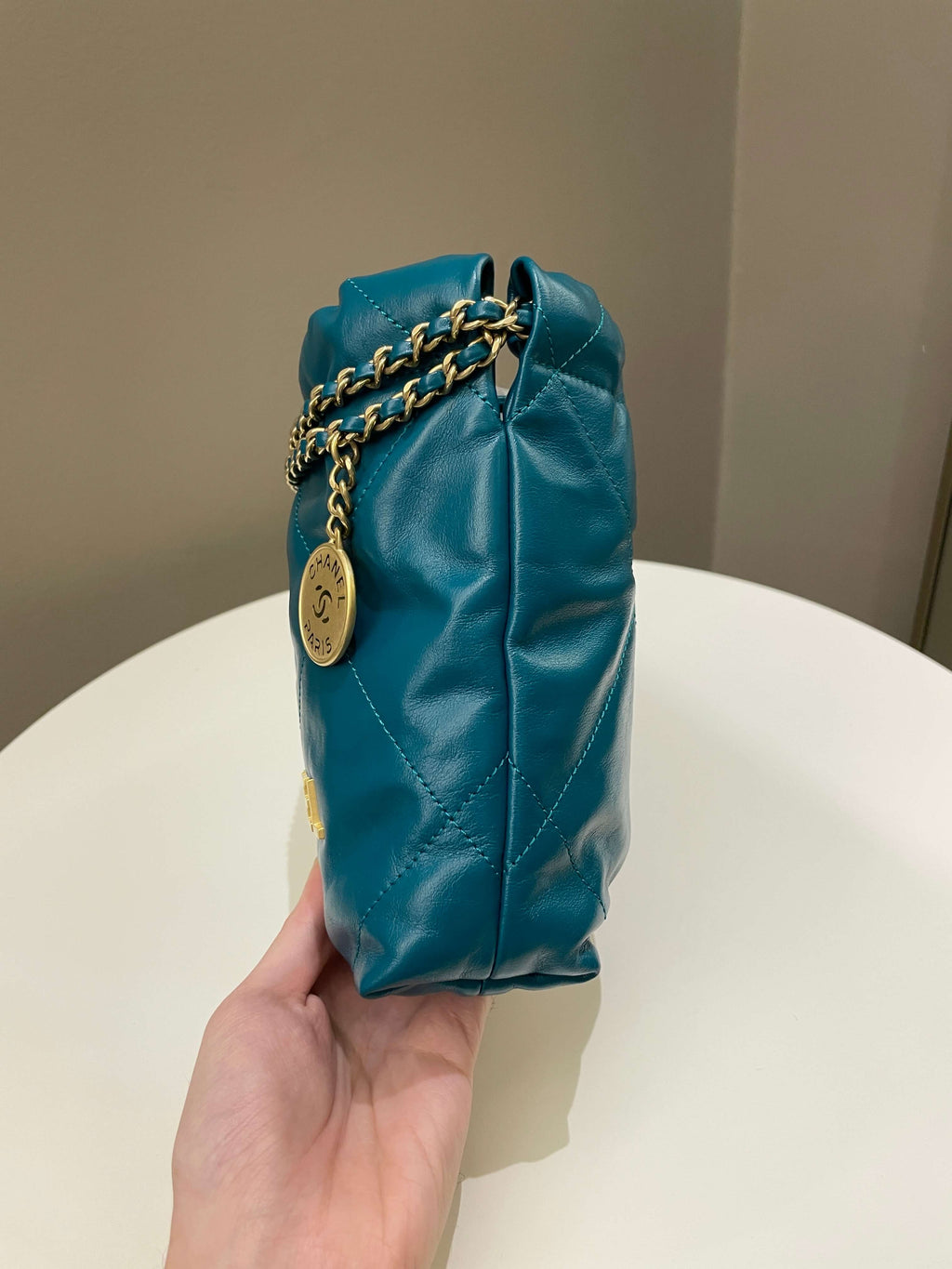 Chanel 22 Mini Emerald Green Calfskin