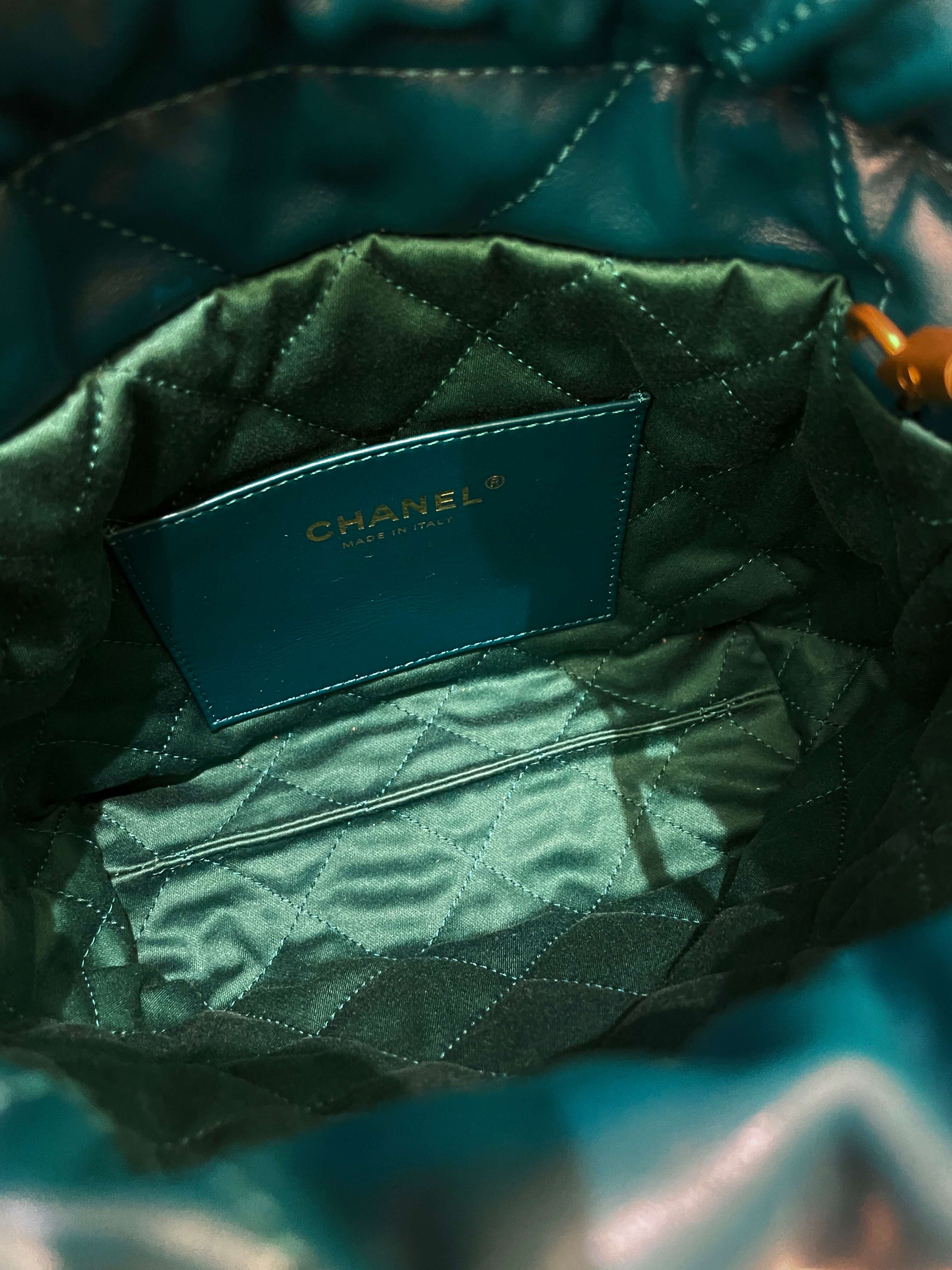 Chanel 22 Mini Emerald Green Calfskin