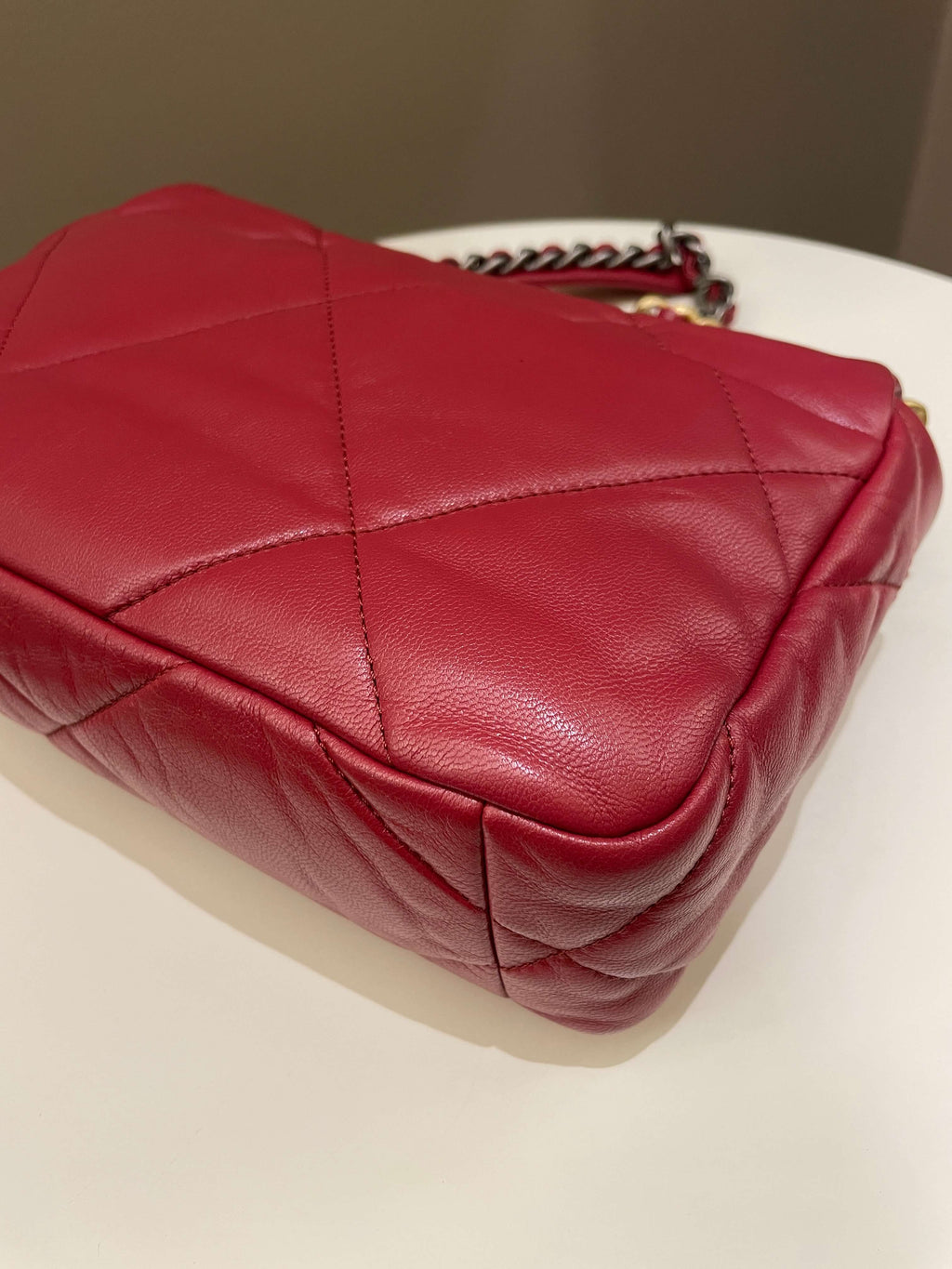 Chanel 19 Flap Bag Dark Red