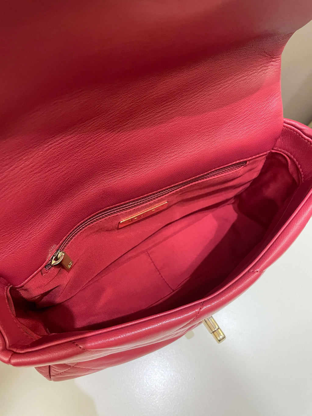 Chanel 19 Flap Bag Dark Red