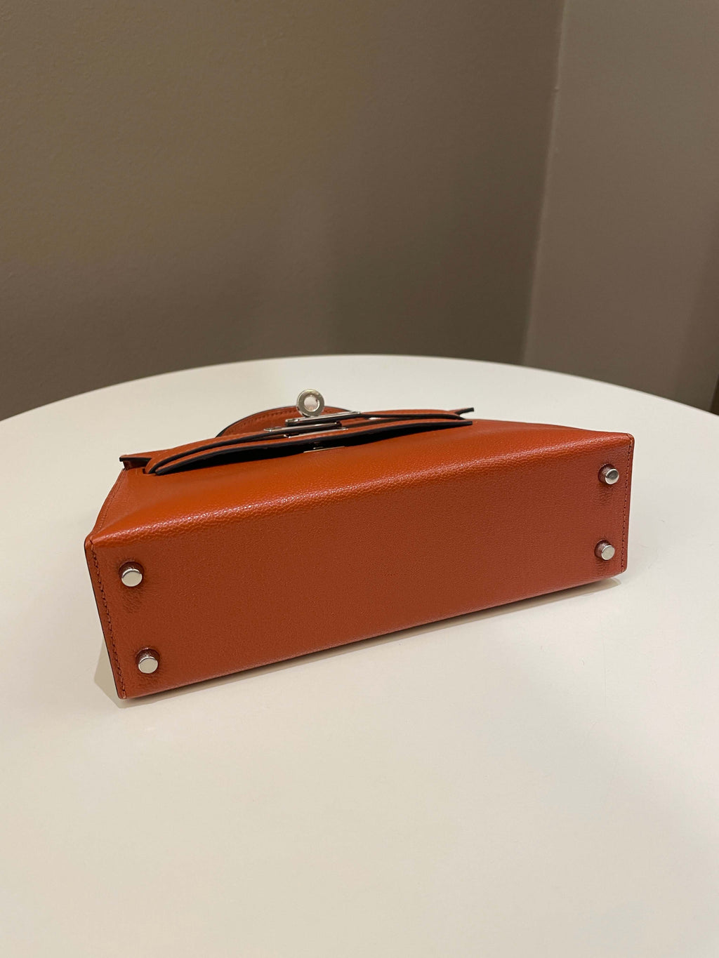 Hermes Mini Kelly 20 Cuivre ChÃƒÆ’Ã‚Â¨vre / Rose Mexico
