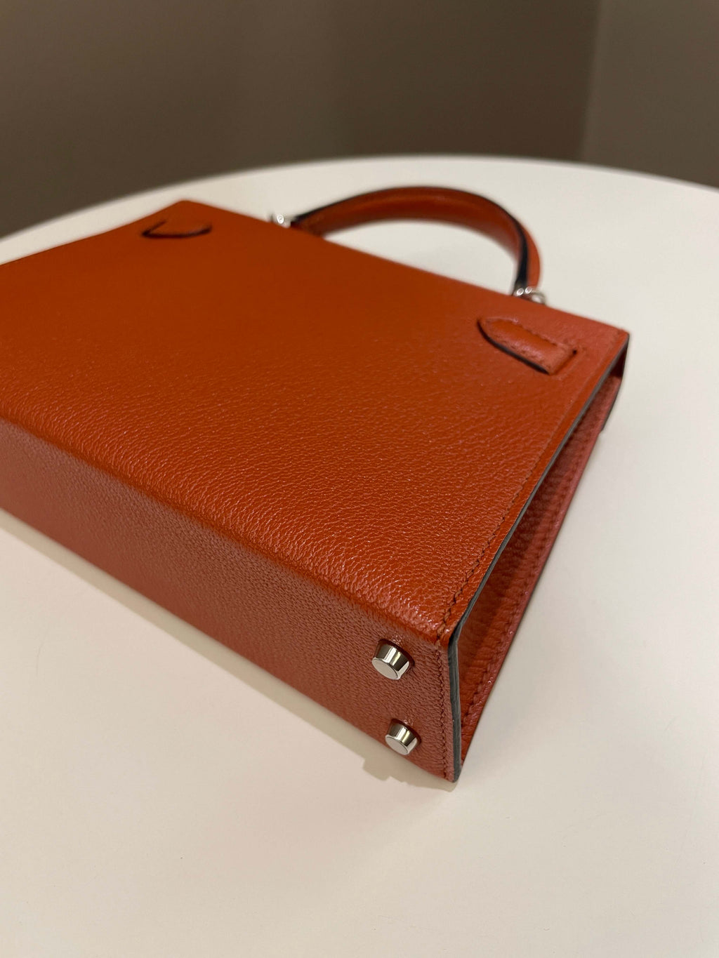 Hermes Mini Kelly 20 Cuivre ChÃƒÆ’Ã‚Â¨vre / Rose Mexico