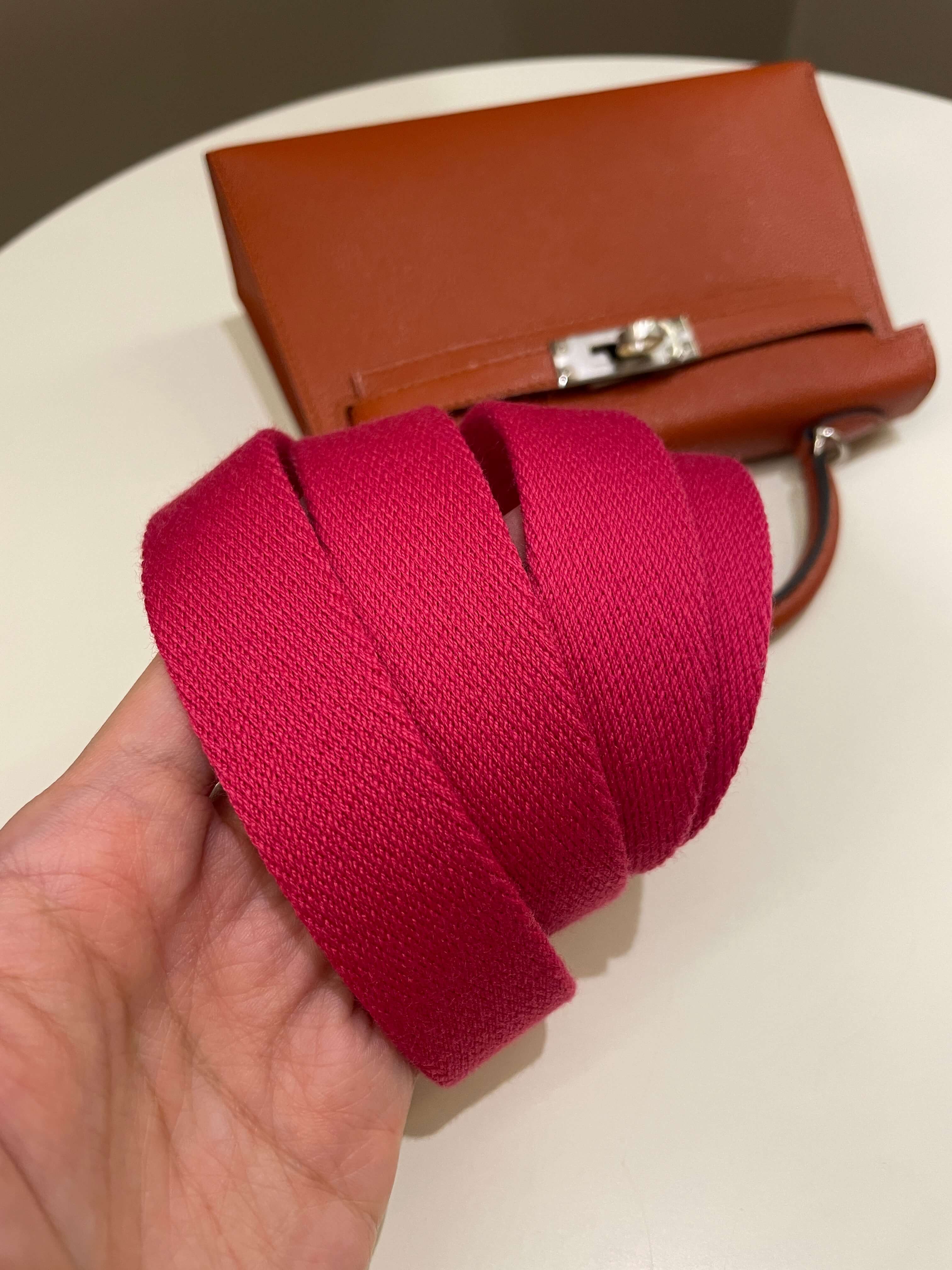 Hermes Mini Kelly 20 Cuivre ChÃƒÆ’Ã‚Â¨vre / Rose Mexico