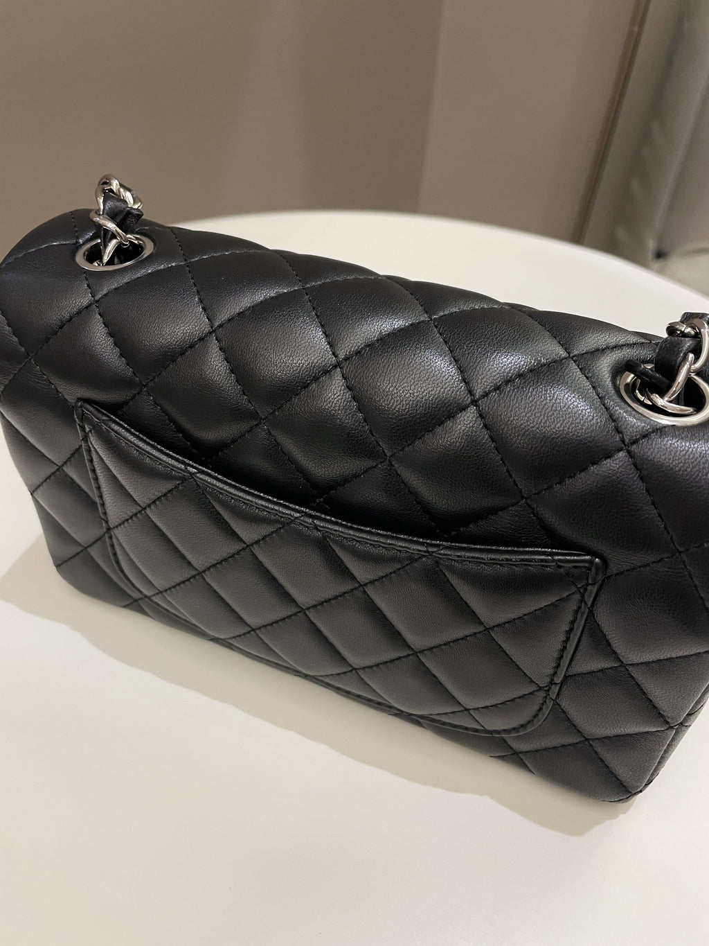 Chanel Classic Quilted Mini Rectangular Black Lambskin
