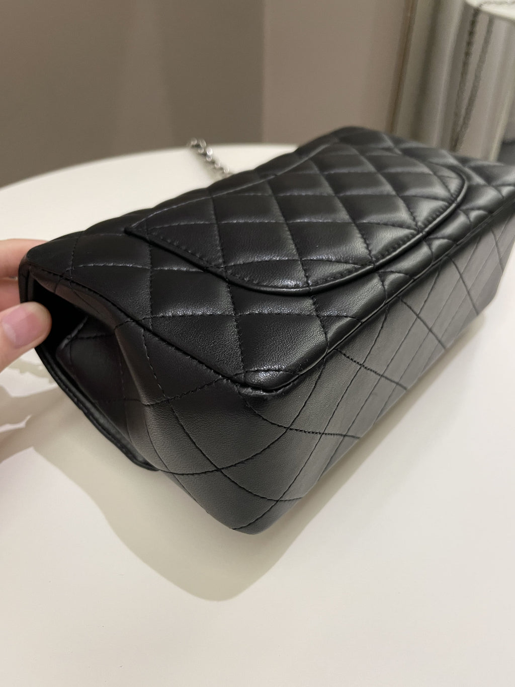 Chanel Classic Quilted Mini Rectangular Black Lambskin