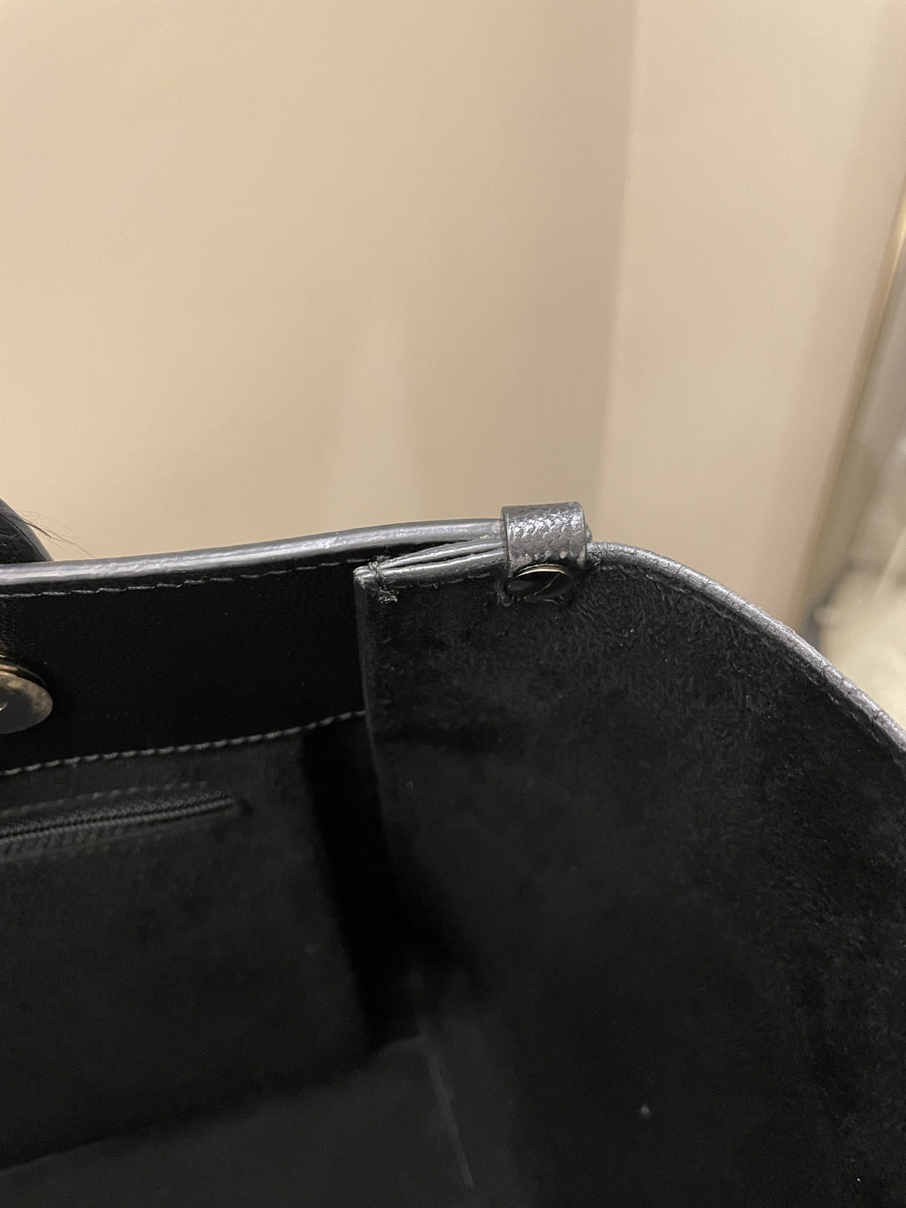 Chanel Studded Deauville Shopper Tote Black Caviar