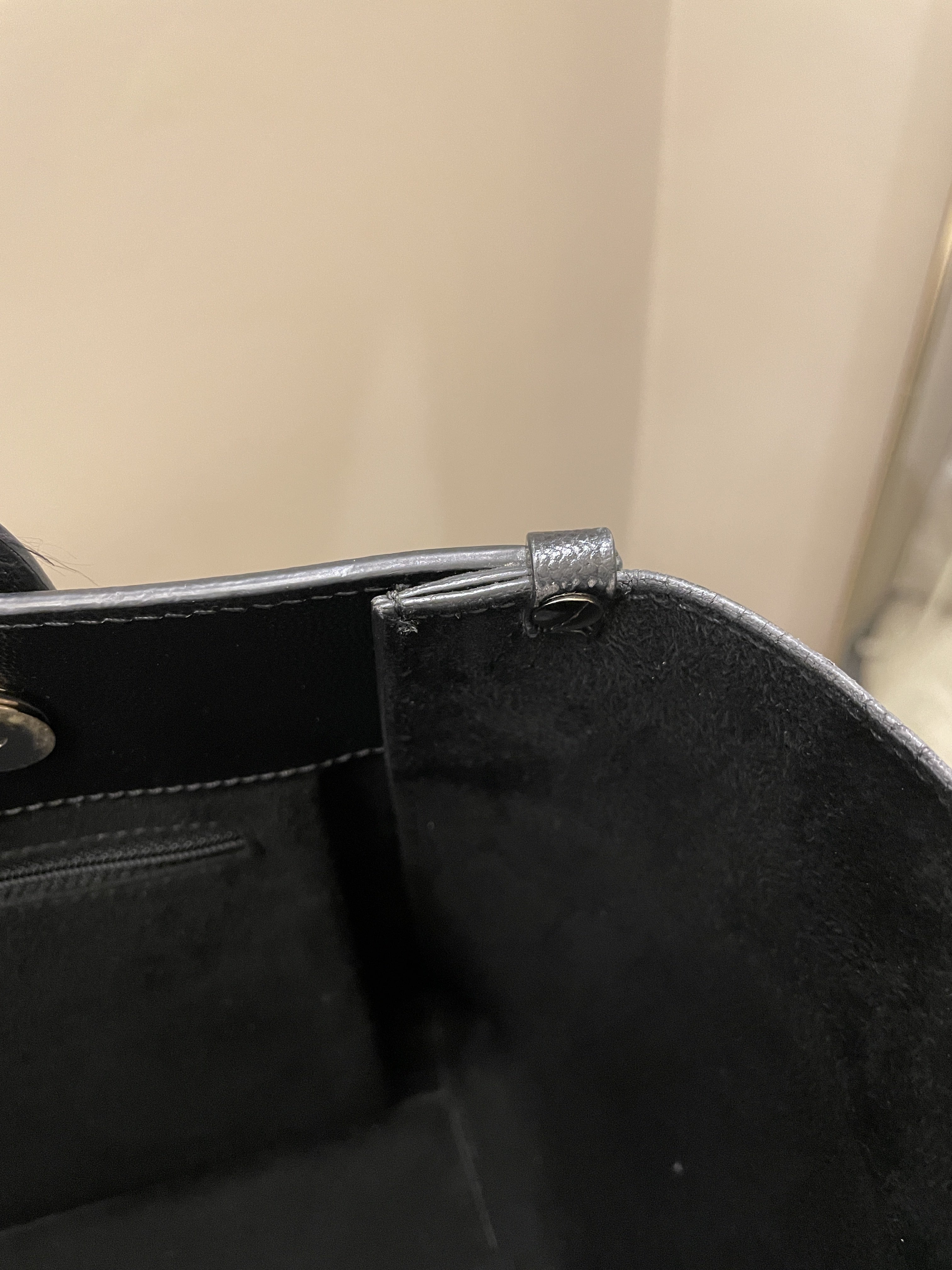 Chanel Studded Deauville Shopper Tote Black Caviar