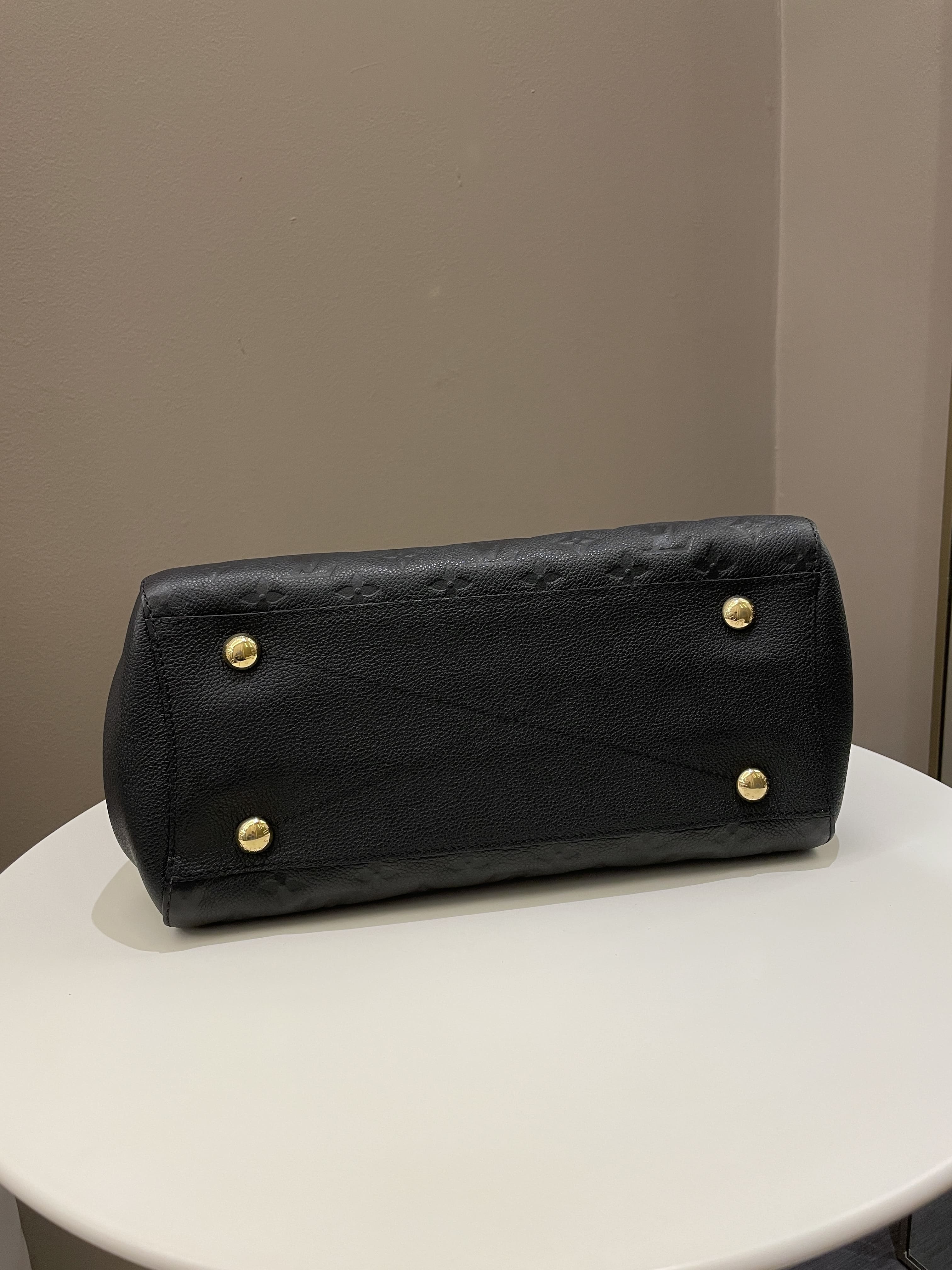 Louis Vuitton Montaigne MM Black Empreinte