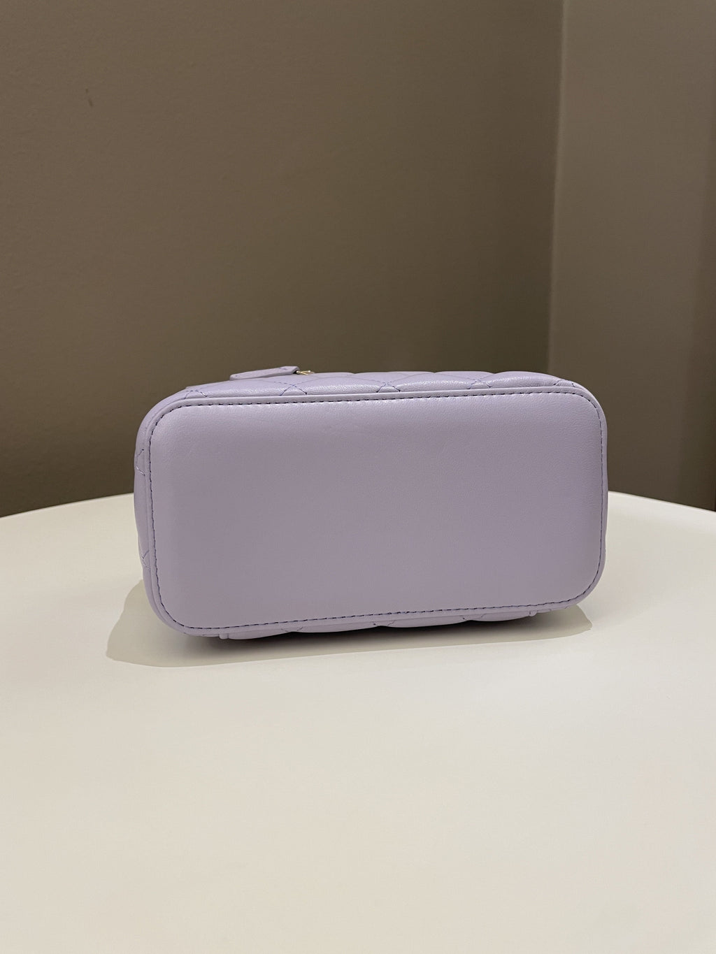 Chanel 21K Top Handle Vanity Rectangular Lilac Lambskin