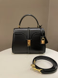 Celine Small 16  Black Calfskin