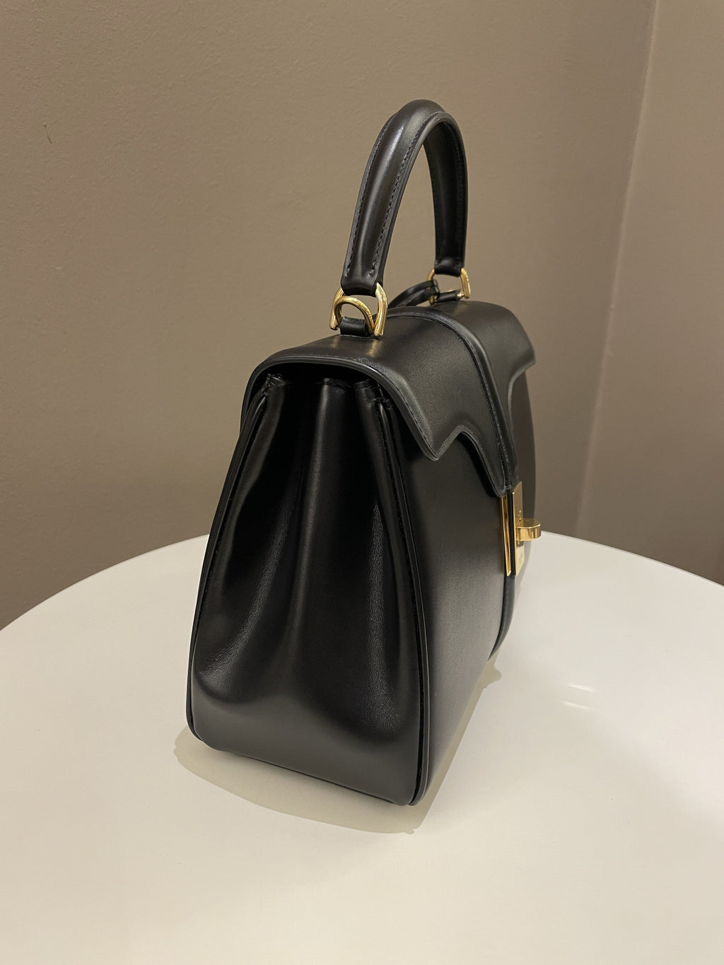 Celine Small 16  Black Calfskin
