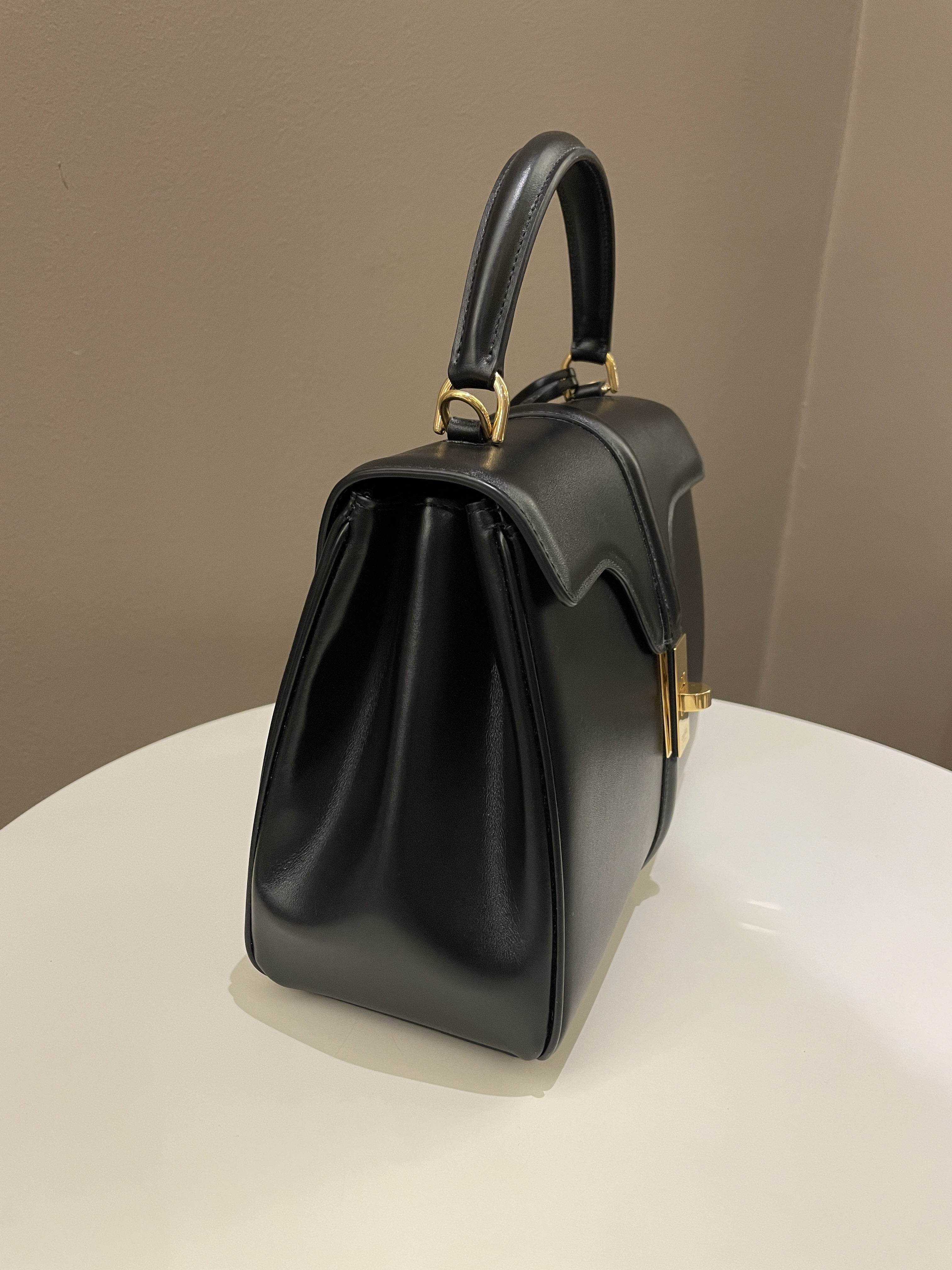 Celine Small 16  Black Calfskin