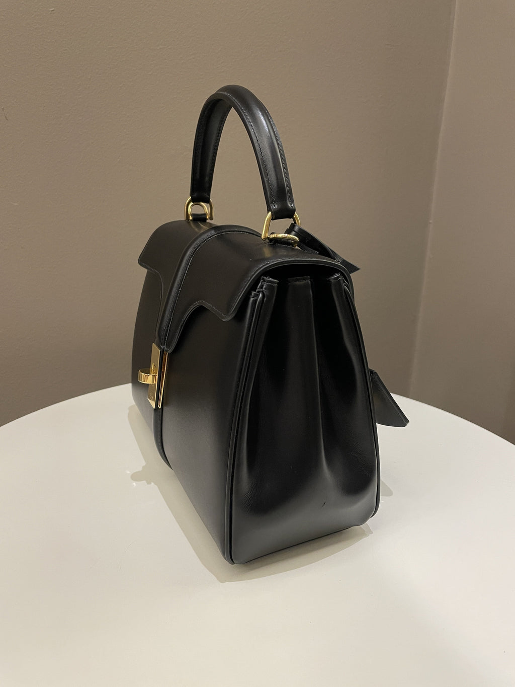 Celine Small 16  Black Calfskin