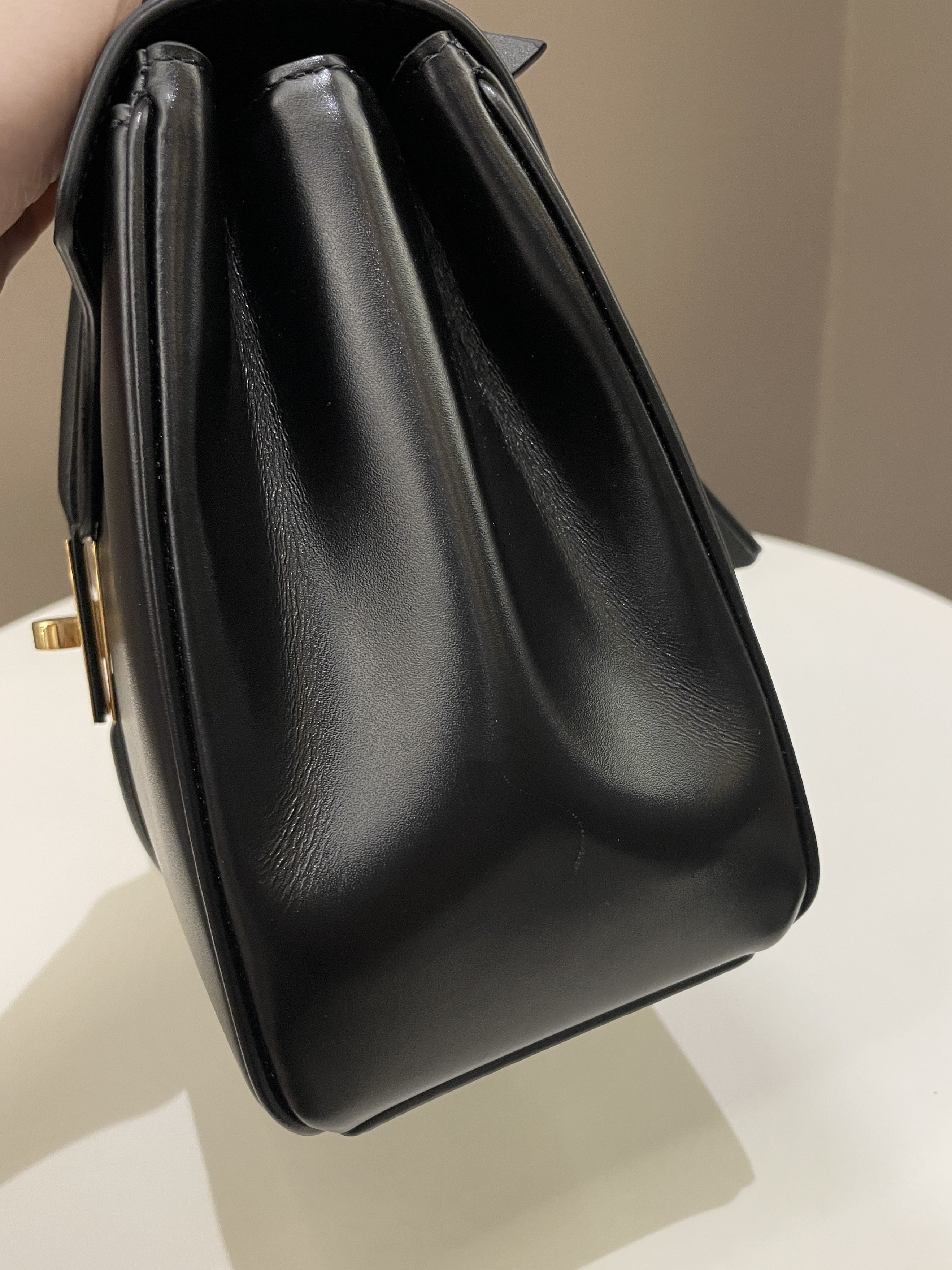 Celine Small 16  Black Calfskin