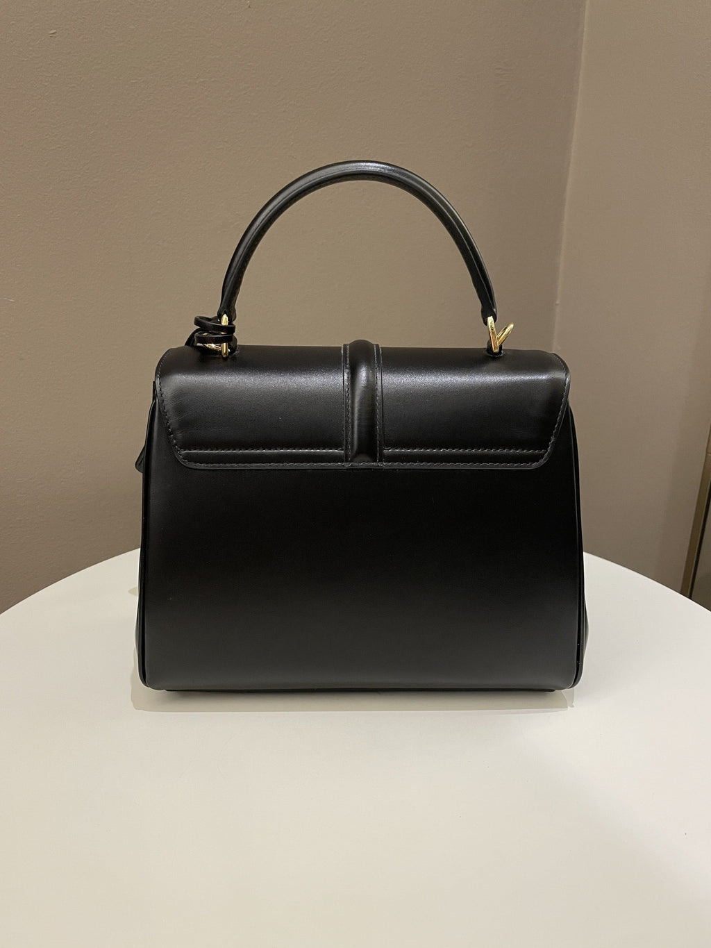 Celine Small 16  Black Calfskin