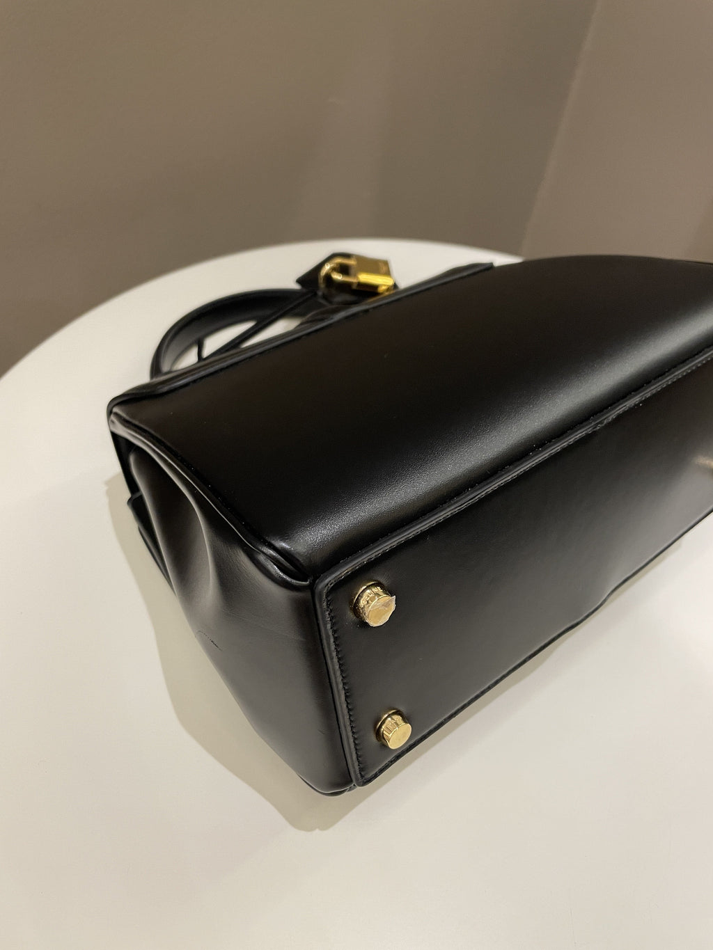 Celine Small 16  Black Calfskin