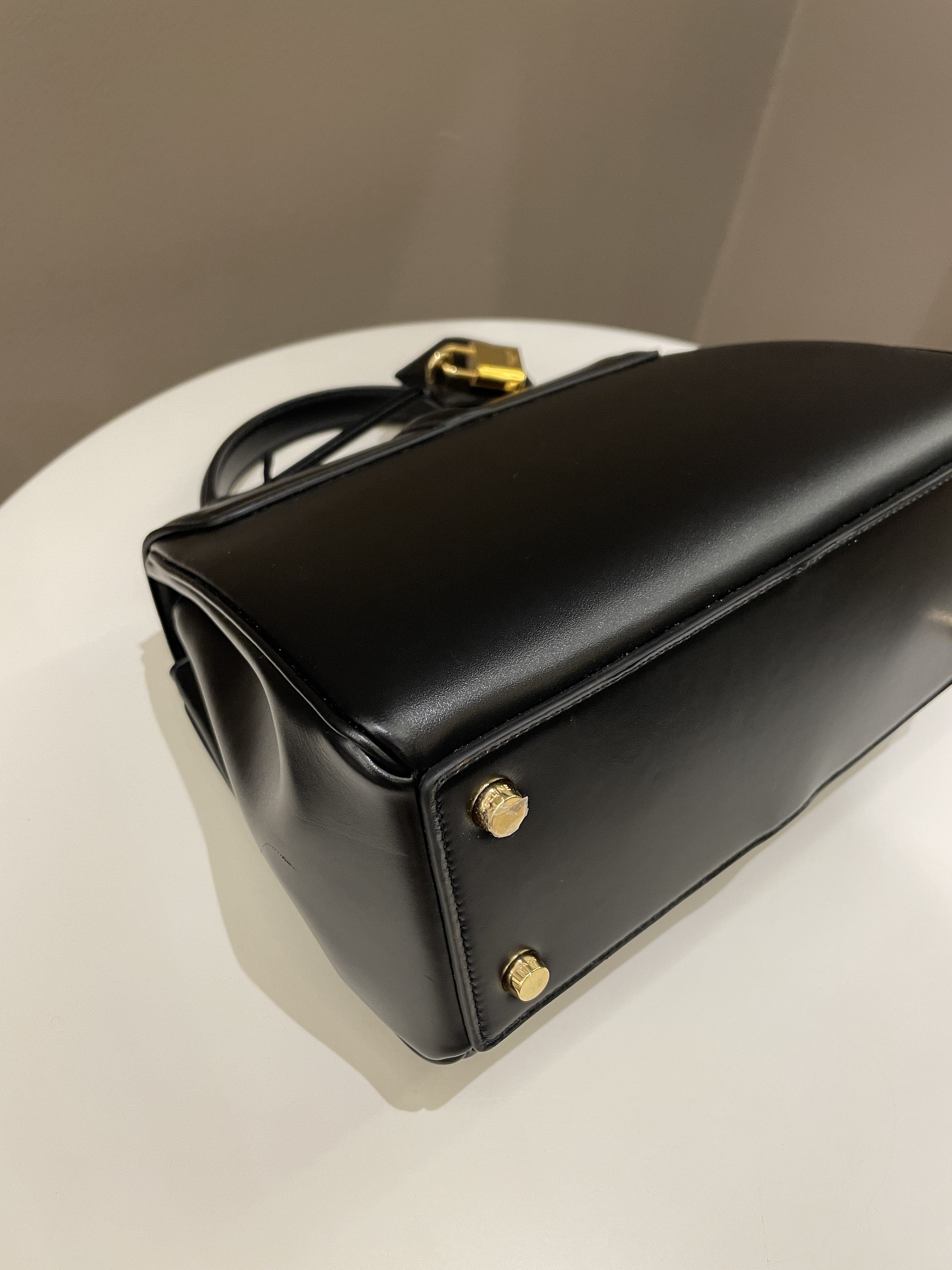 Celine Small 16  Black Calfskin