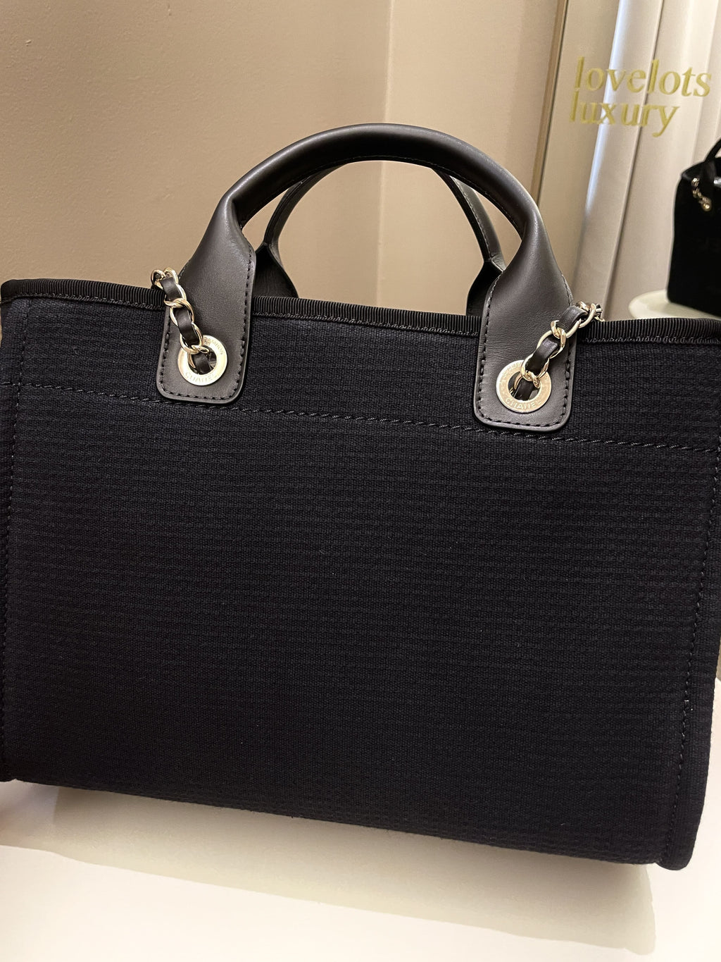 Chanel Deauville Shopper Tote Black