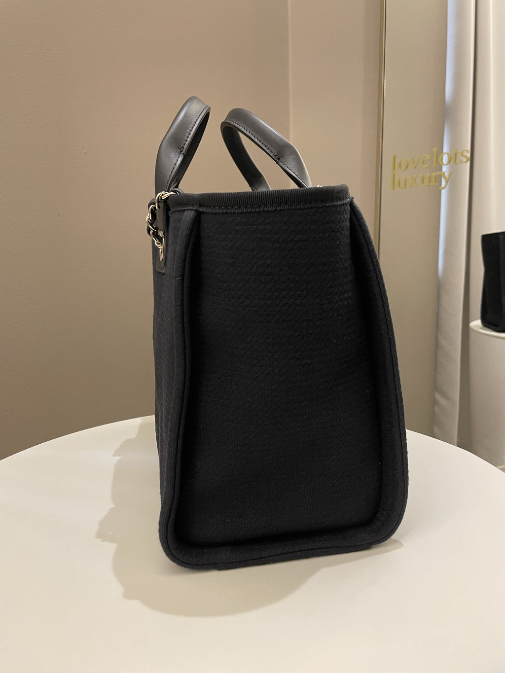 Chanel Deauville Shopper Tote Black