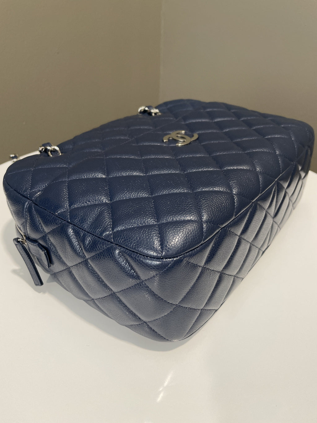 Chanel Jumbo Camera Bag Navy Caviar