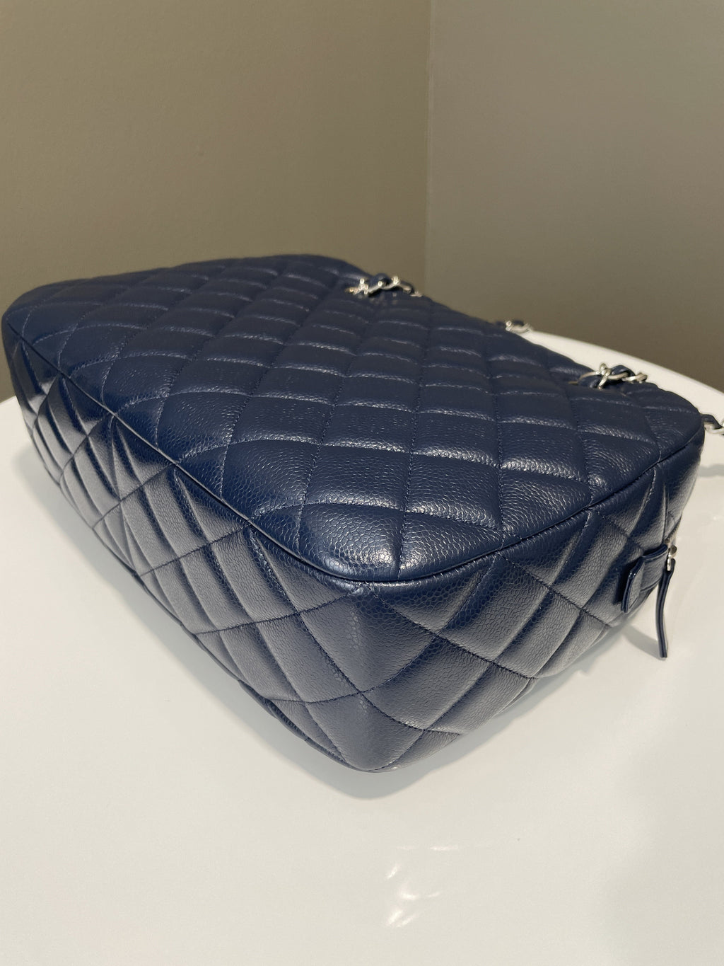 Chanel Jumbo Camera Bag Navy Caviar