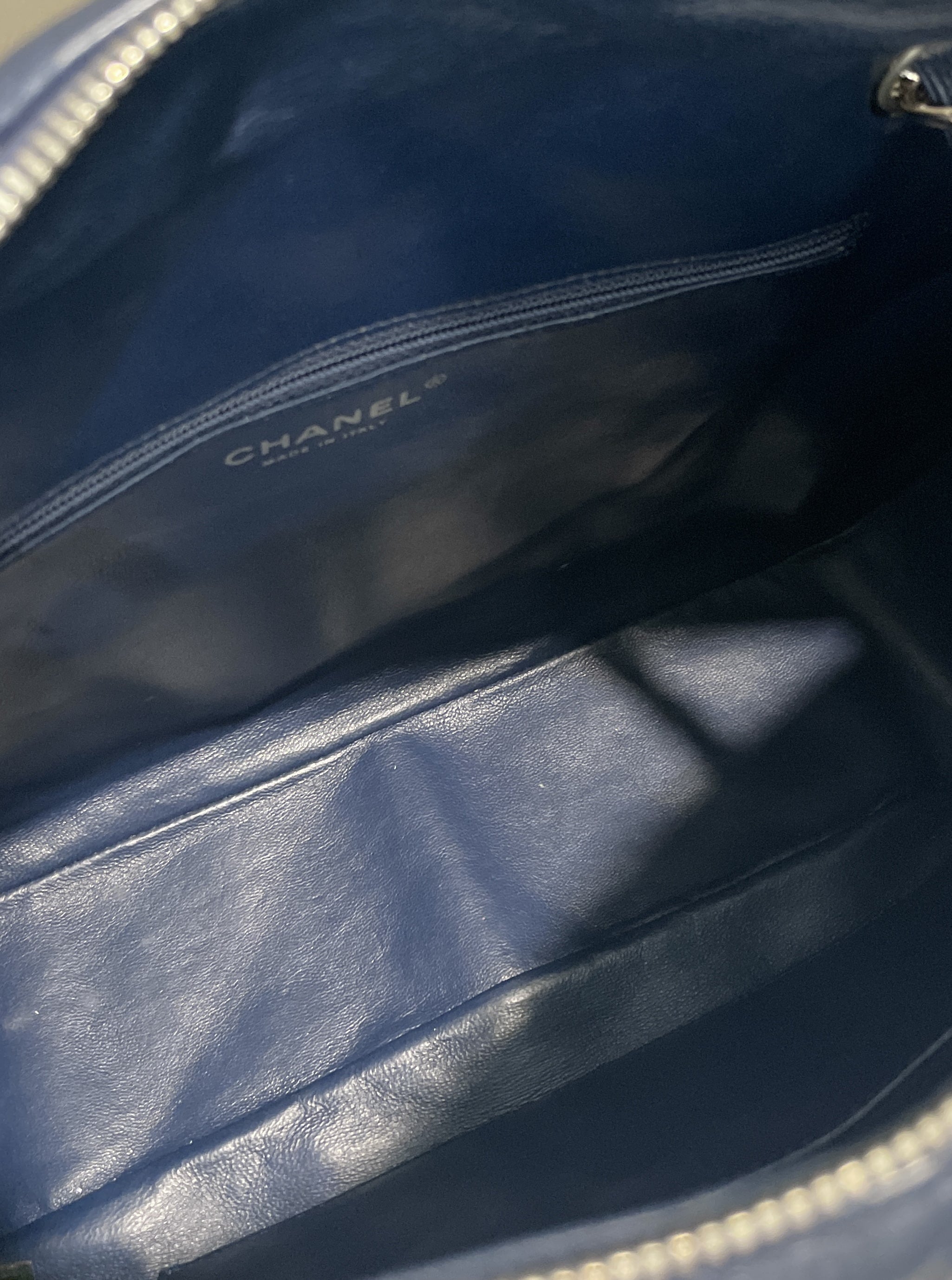 Chanel Jumbo Camera Bag Navy Caviar