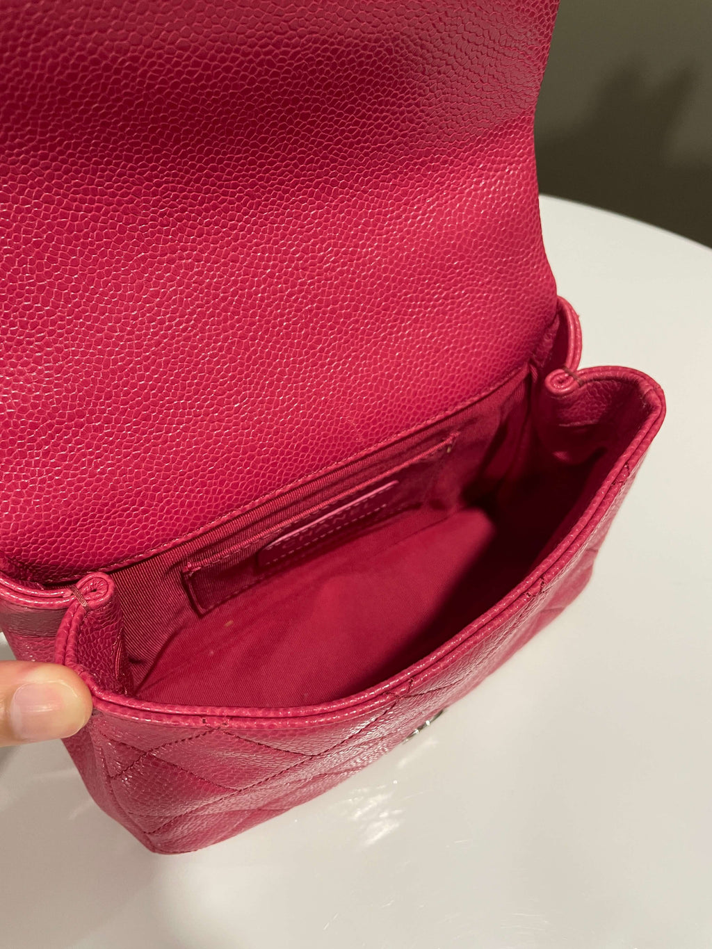 Chanel Quilted Incognito Mini Square Rose Pink Caviar