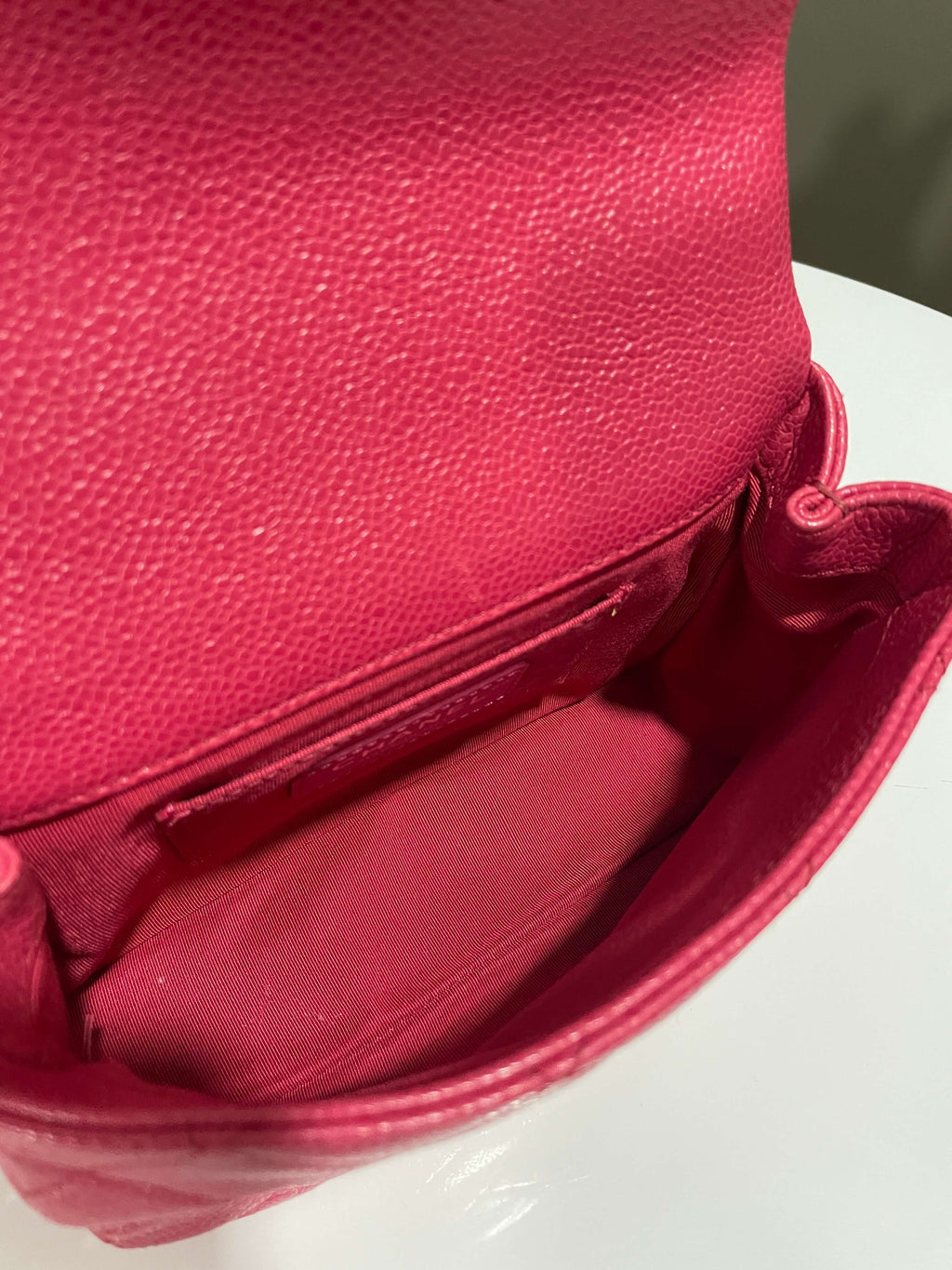 Chanel Quilted Incognito Mini Square Rose Pink Caviar