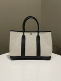 Garden Party 30 Toile Ecru / Noir Canvas