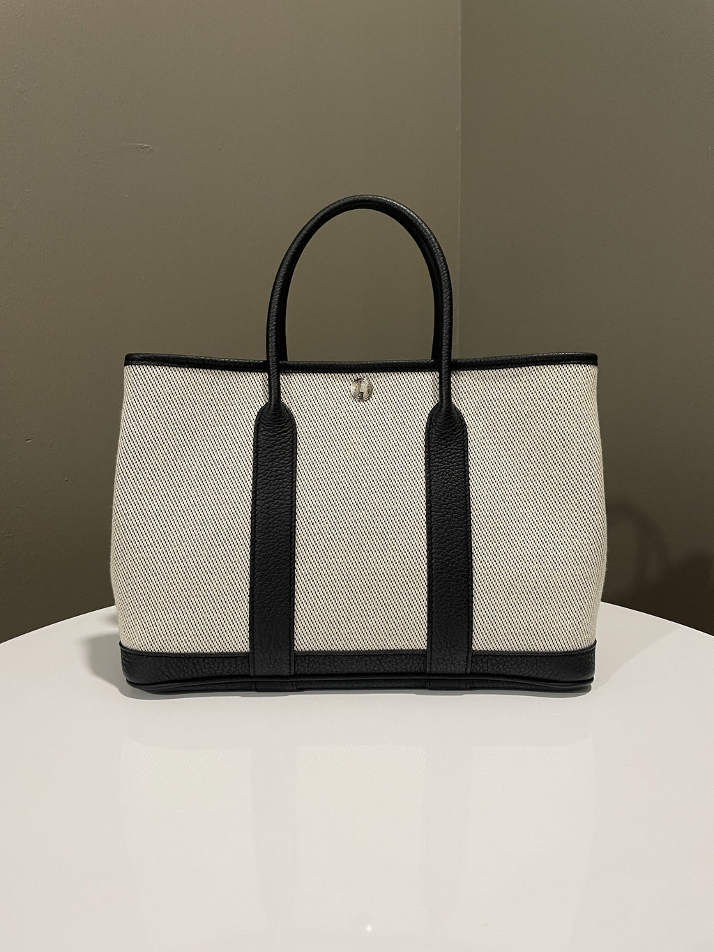Garden Party 30 Toile Ecru / Noir Canvas