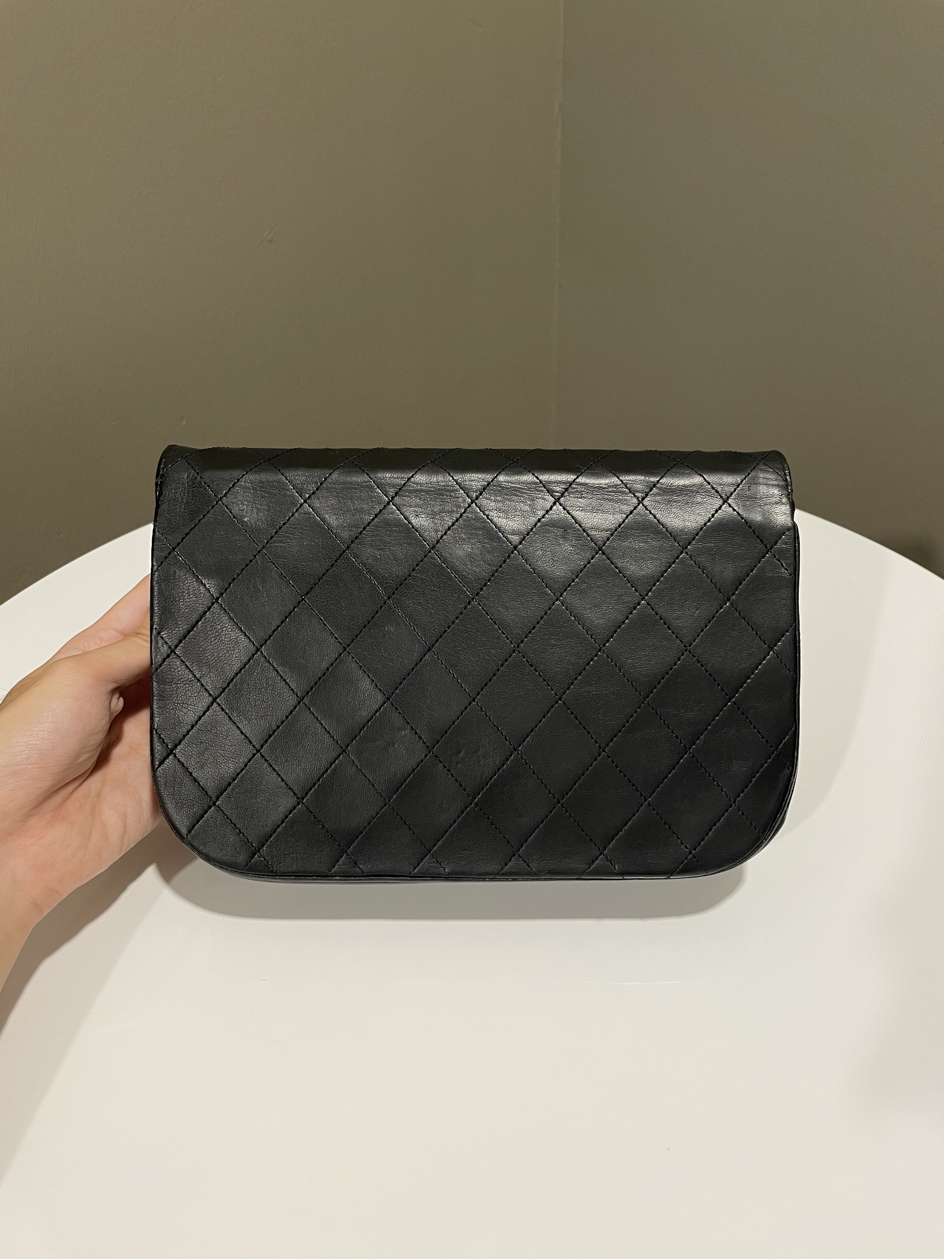Chanel Timeless Curve Double Flap Black Lambskin