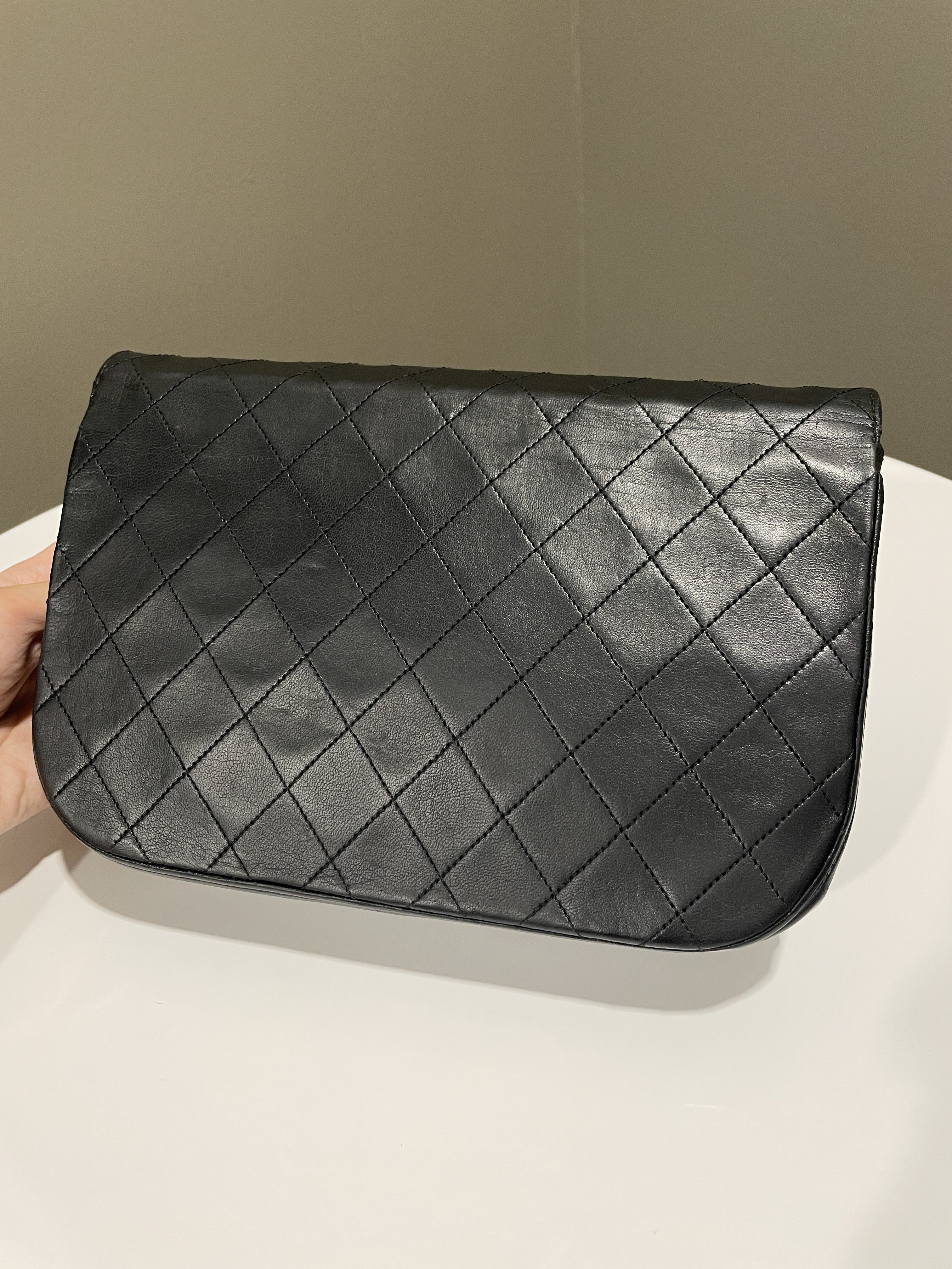 Chanel Timeless Curve Double Flap Black Lambskin