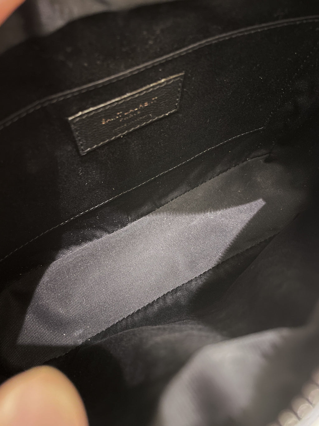 Saint Laurent Lou Camera Black Patent