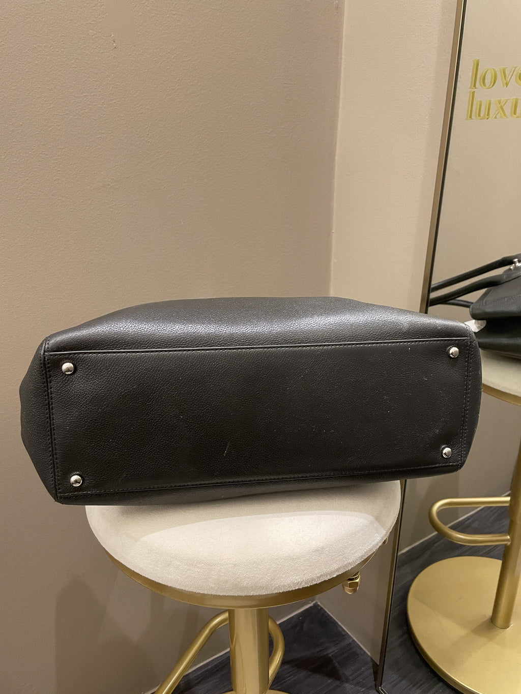 Chanel Executive Tote Bag Dark Grey Grainy Calfskin