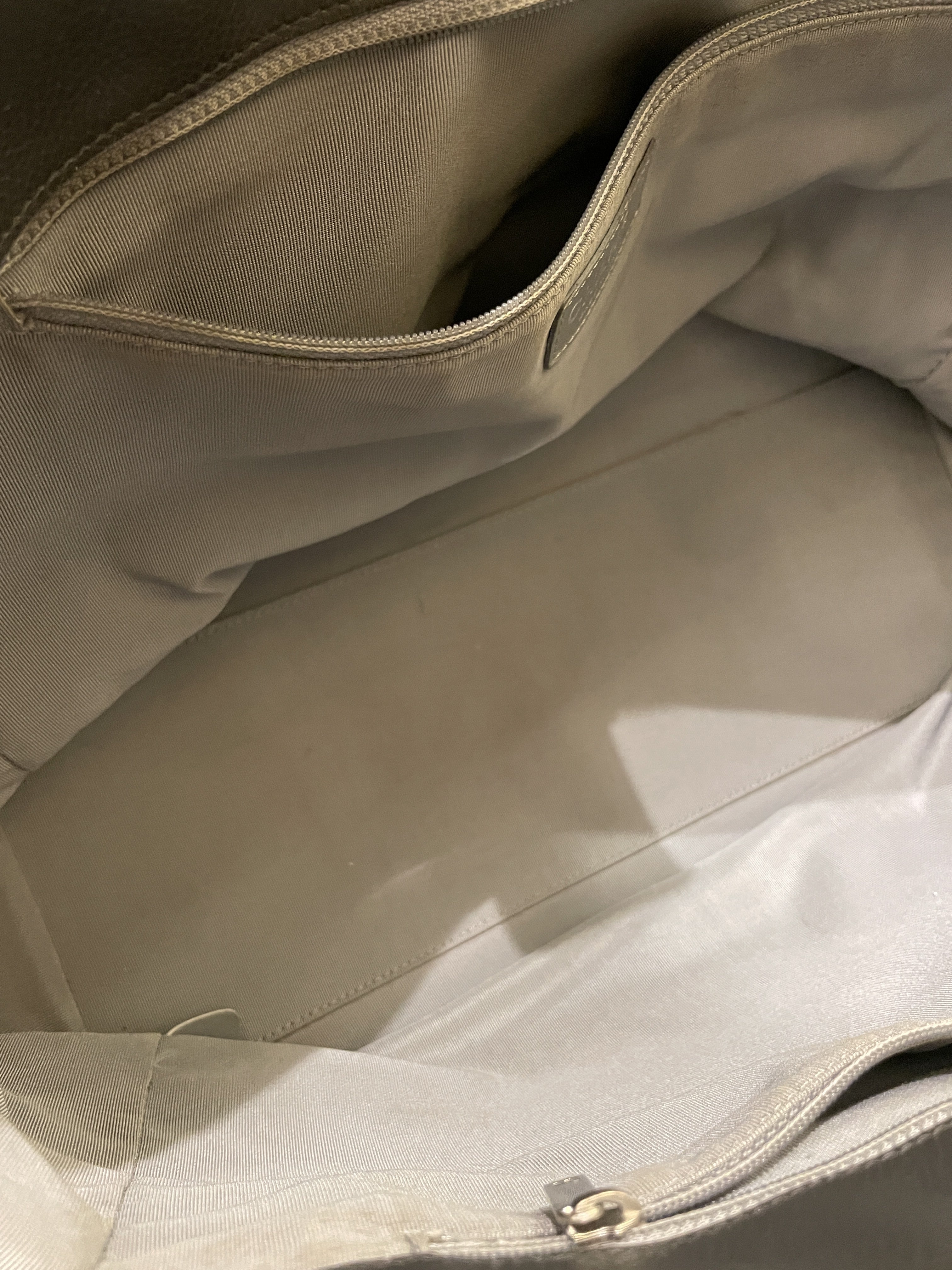 Chanel Executive Tote Bag Dark Grey Grainy Calfskin