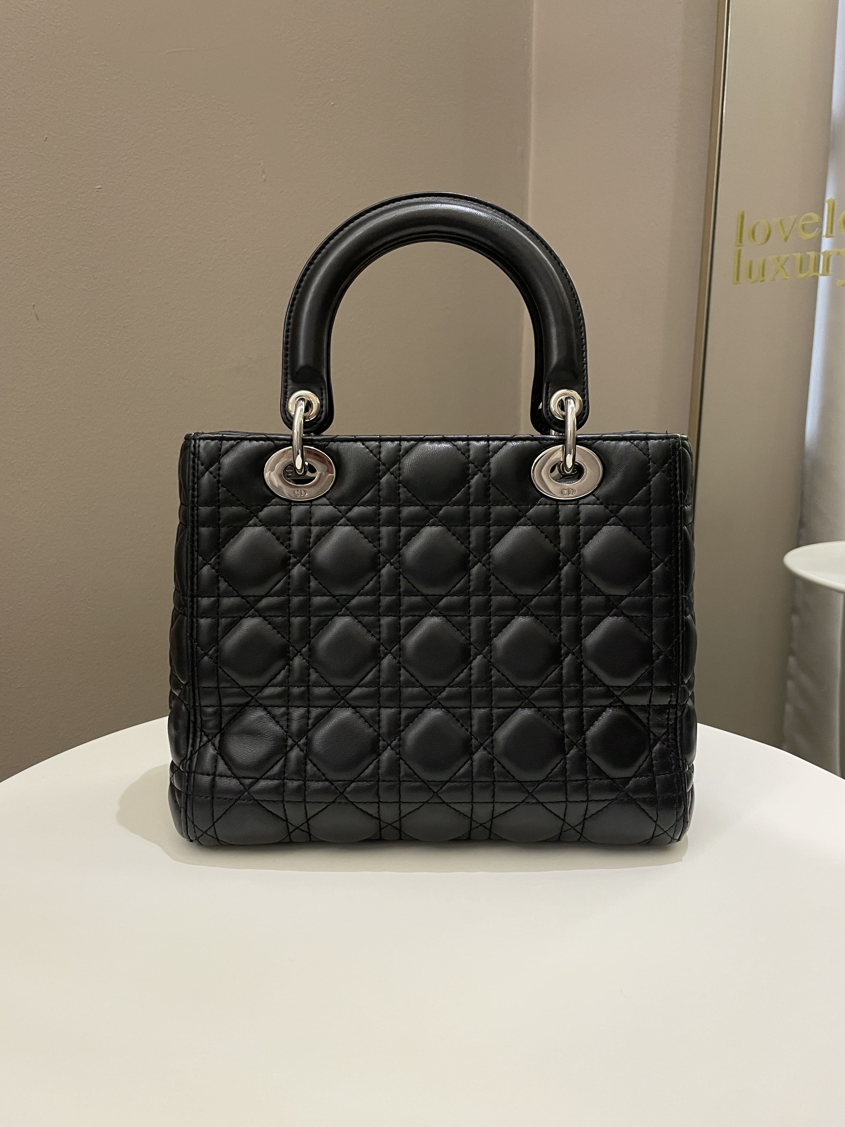 Dior Classic Lady Dior Black Lambskin