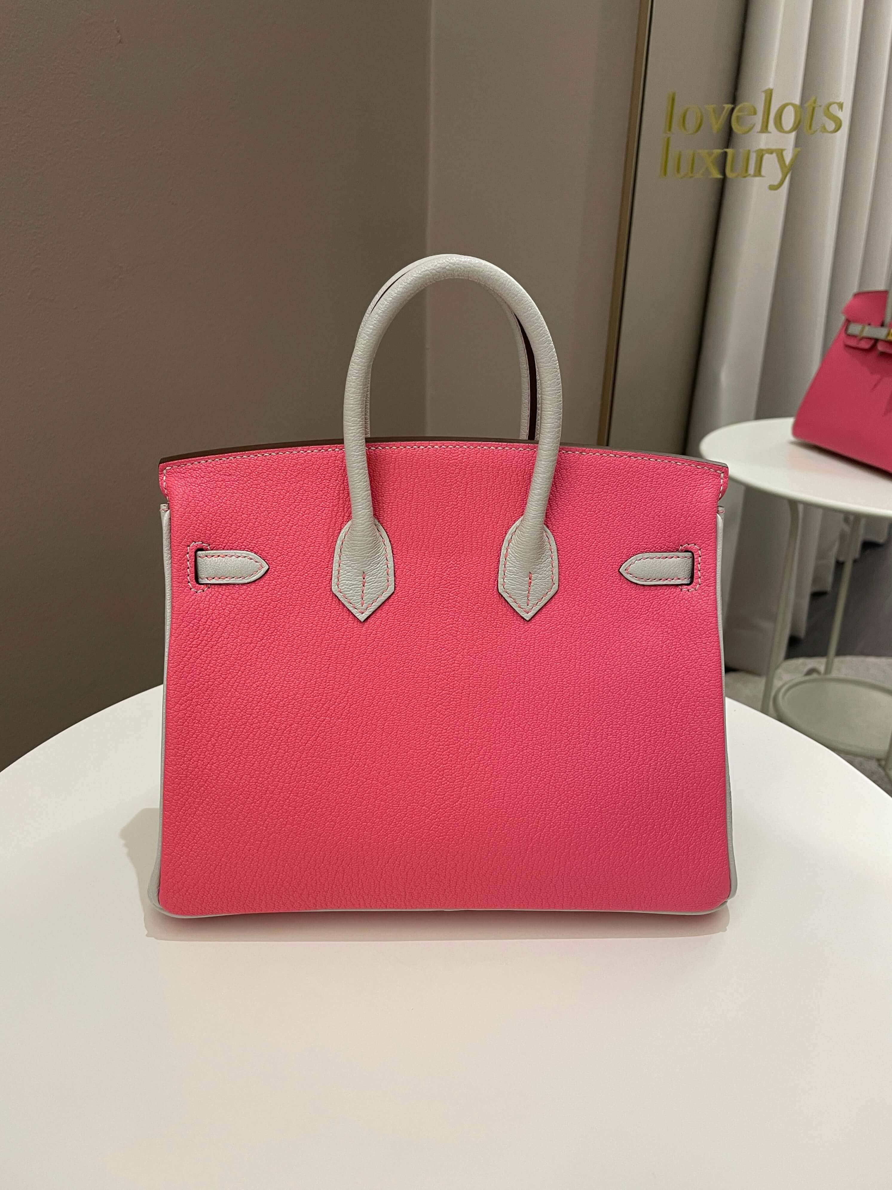 Hermes Birkin 25 HSS Rose Azalee/ Gris ChÃƒÆ’Ã‚Â¨vre