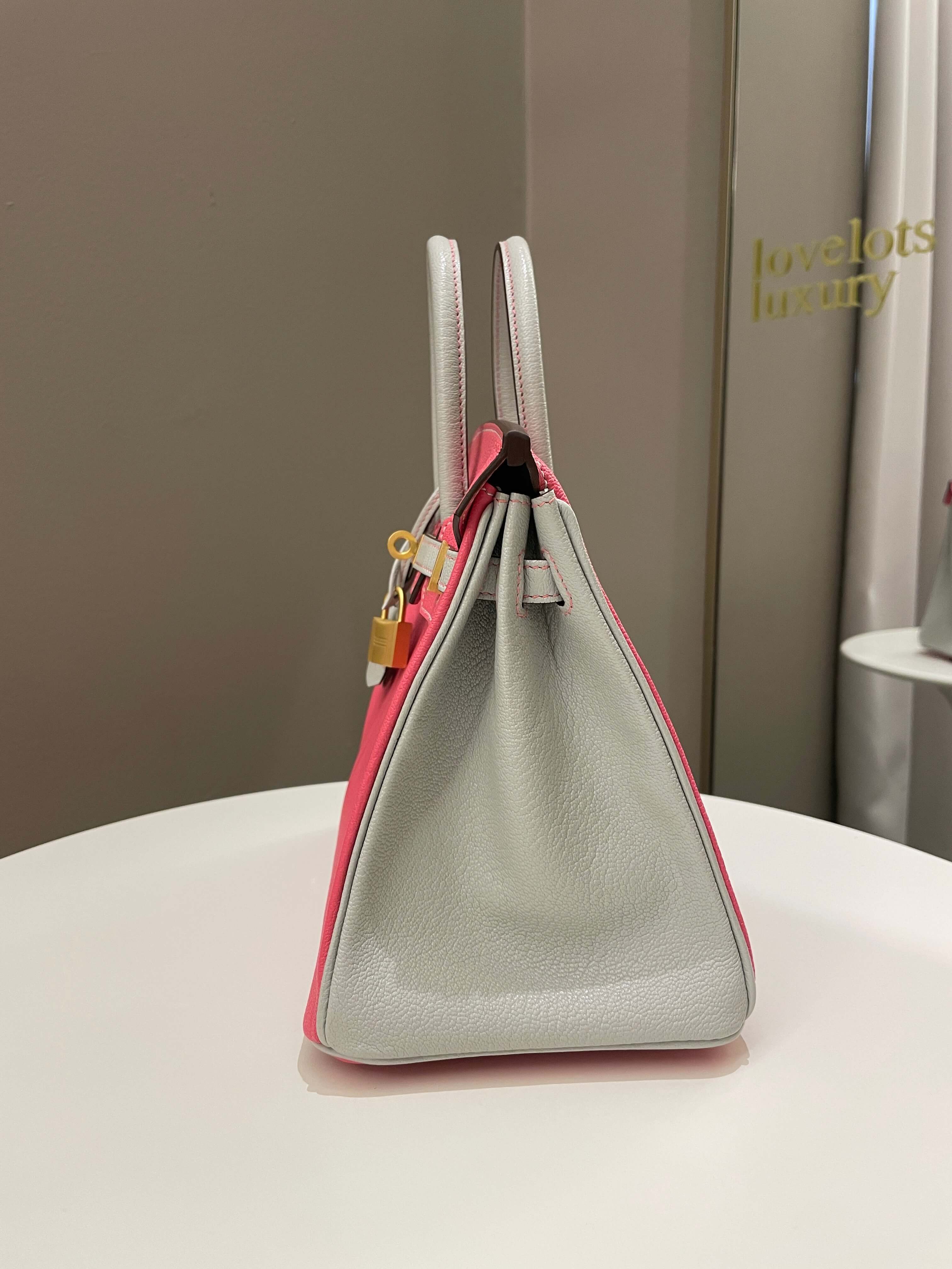 Hermes Birkin 25 HSS Rose Azalee/ Gris ChÃƒÆ’Ã‚Â¨vre