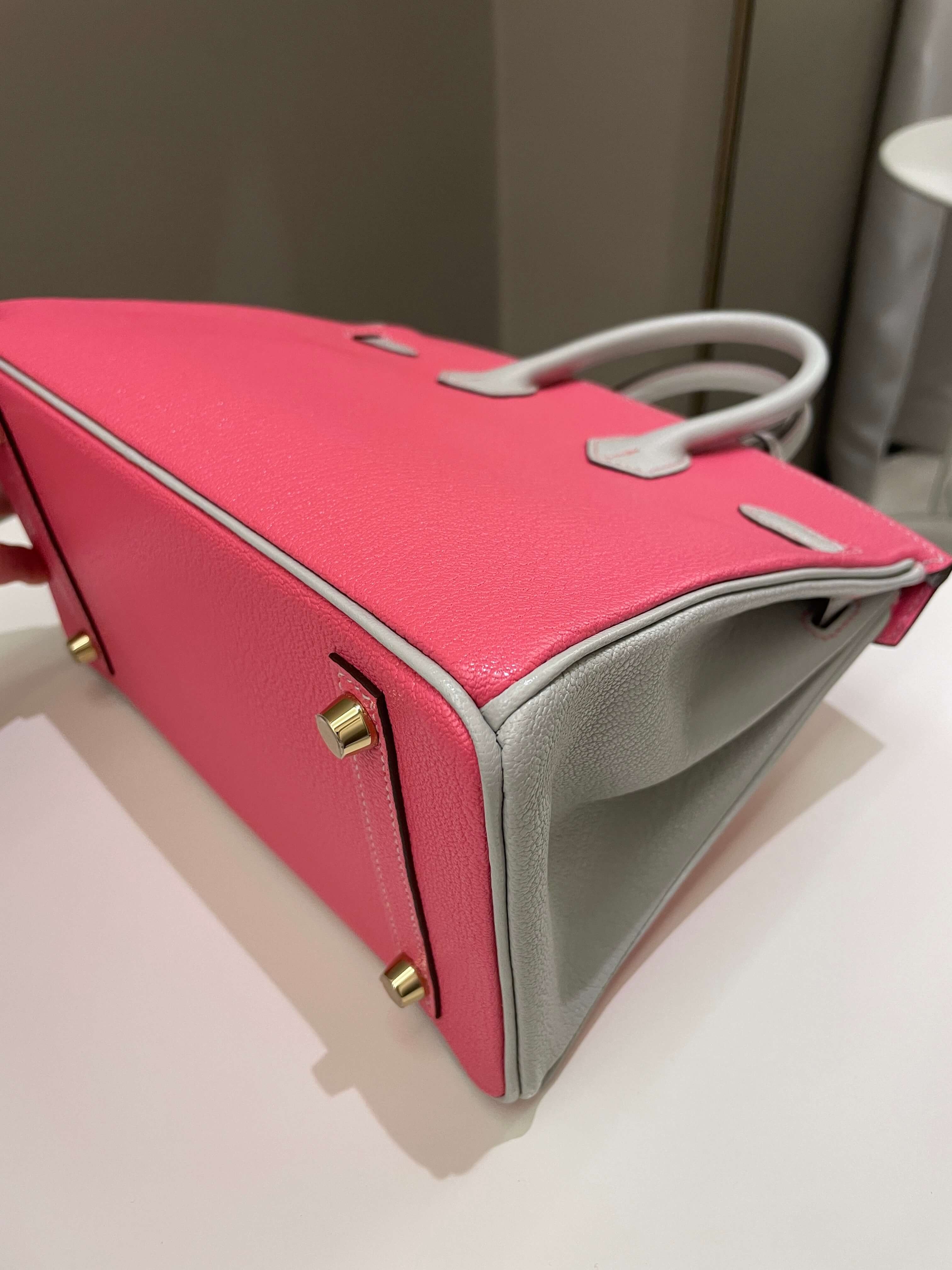 Hermes Birkin 25 HSS Rose Azalee/ Gris ChÃƒÆ’Ã‚Â¨vre