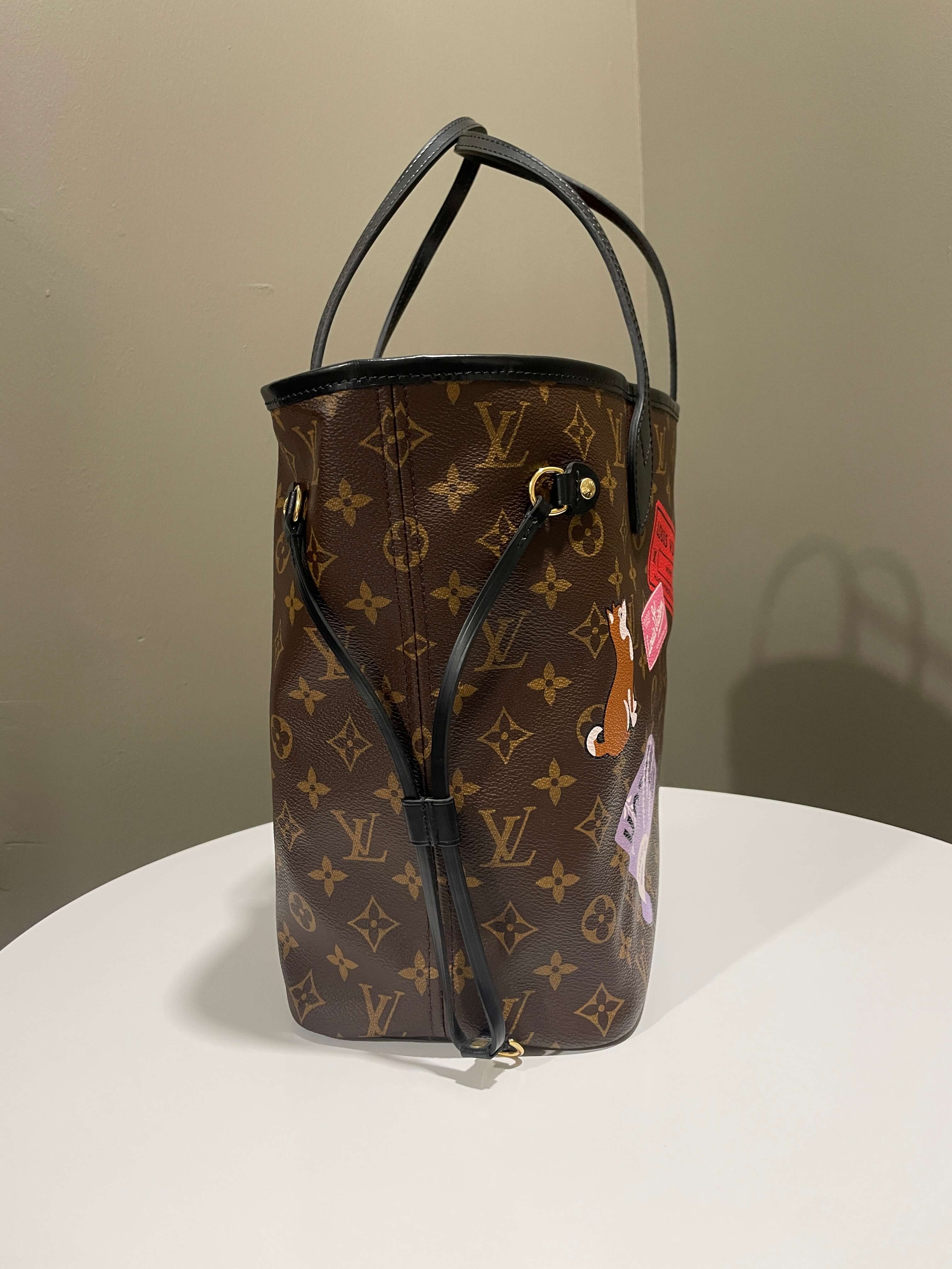 Louis Vuitton Monogram Neverfull MM World Tour Monogram