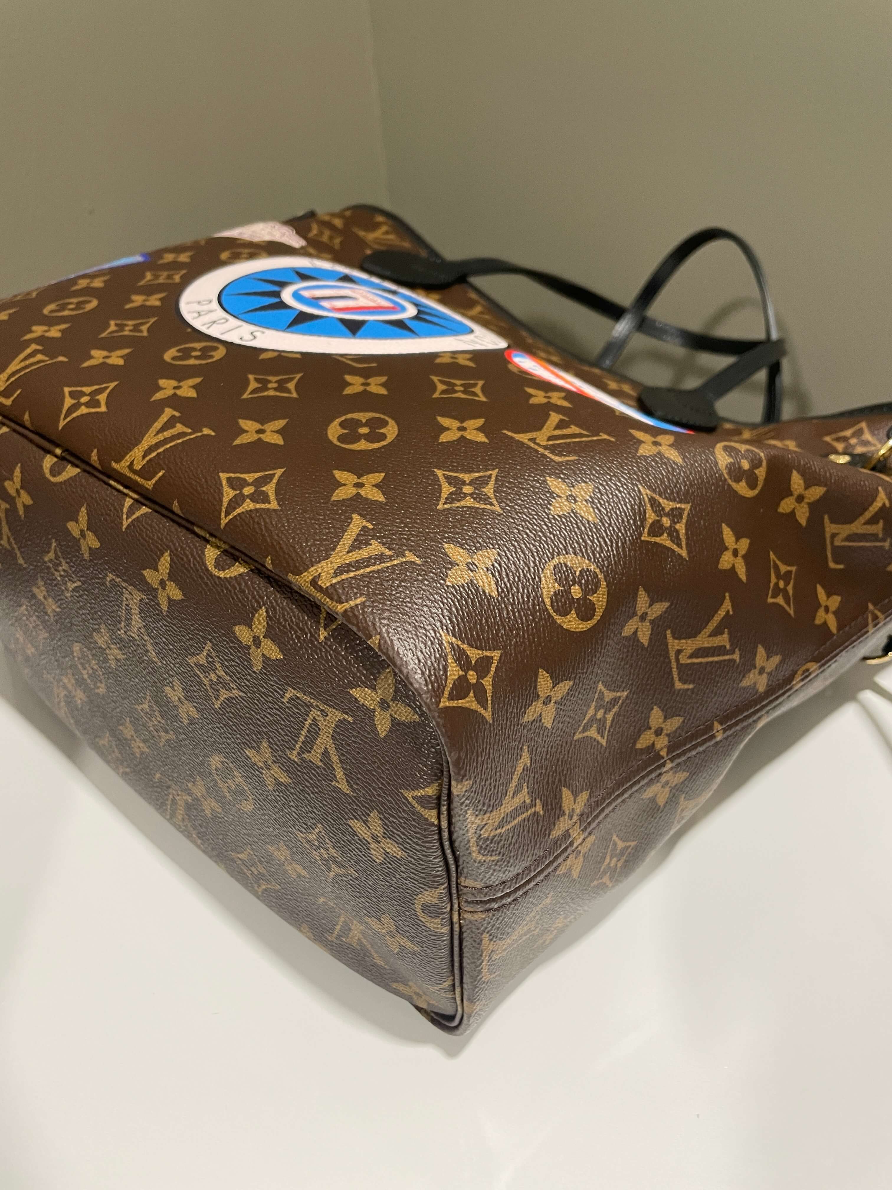 Louis Vuitton Monogram Neverfull MM World Tour Monogram
