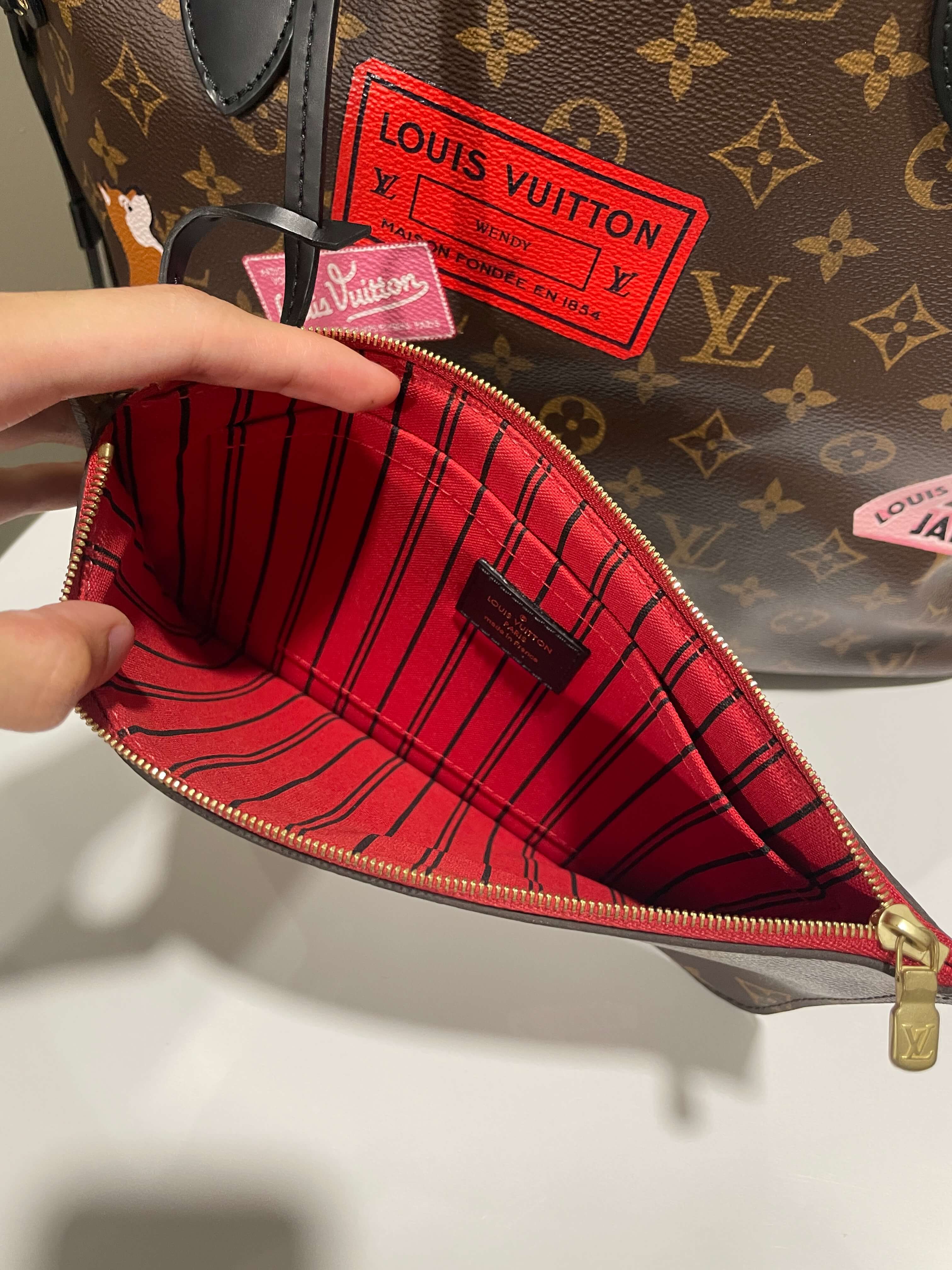 Louis Vuitton Monogram Neverfull MM World Tour Monogram