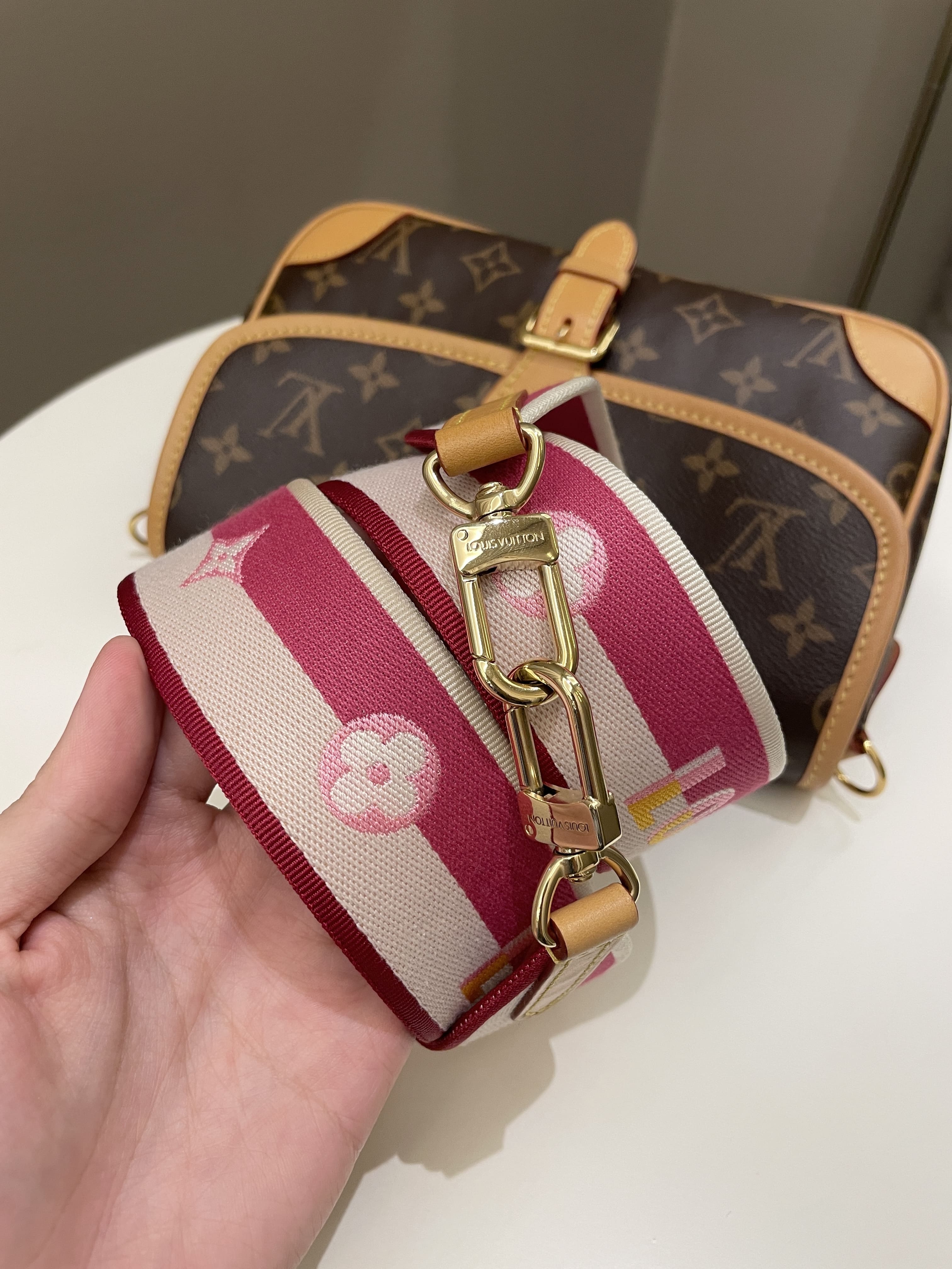 Louis Vuitton Diane PM Monogram / Fuchsia