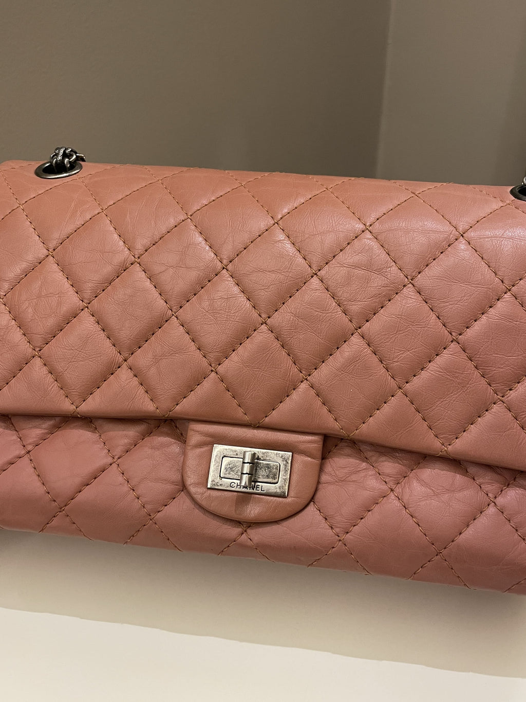 Chanel 2.55 226 Quilted Reissue Double Flap Brick Aged Calfskin